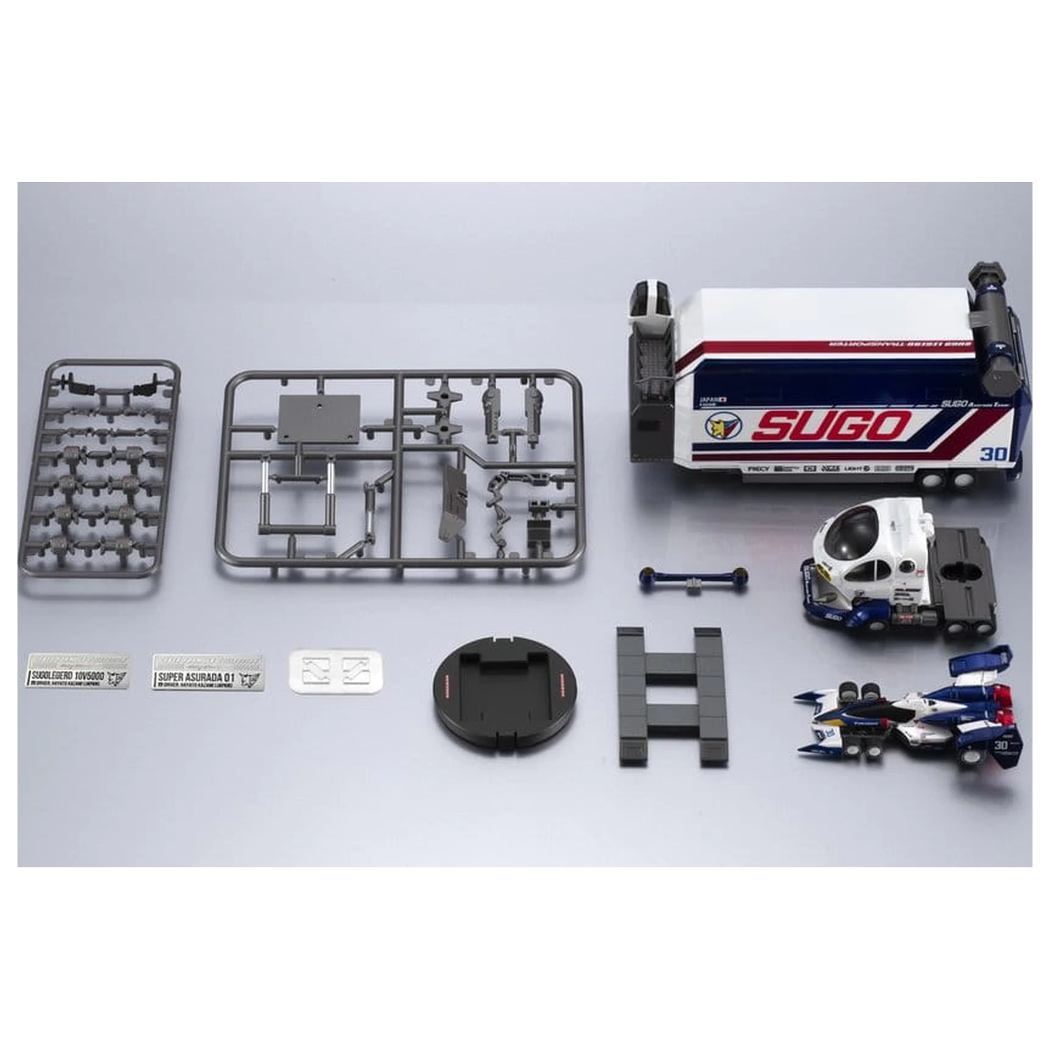 Future GPX Cyber Formula Collection Fahrzeuge 2er-Pack Sugolegerd 10V5000 & Super Asurada 01 Circuit Mode Heritage Edition DX 22 cm Produktfoto