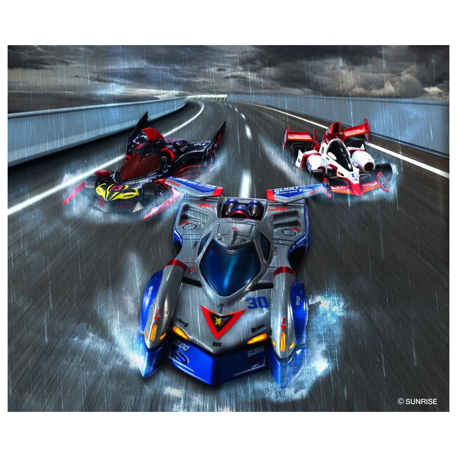 Future GPX Cyber Formula Cyber Formula Collection -Heritage Edition- Fahrzeug Set 3er-Pack Asurada G.S.X Aero Mode & Knight Savior 005 & Missionel VR-4 Produktfoto