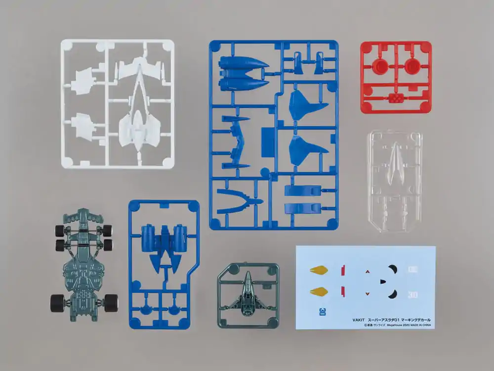 Future GPX Cyber Formula Vehicles 3-Pack Super Asurada 01 Circuit Mode & AKnight Savior 005 & Ishzark Renewal Repeat Edition Modellbausatz 11 cm (mit Geschenk) Produktfoto