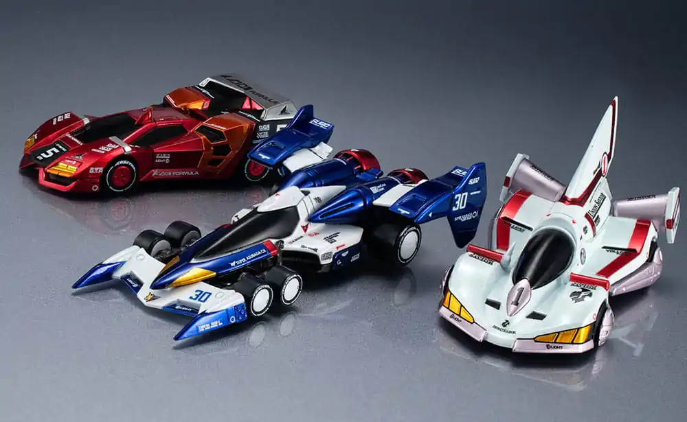 Future GPX Cyber Formula Fahrzeuge 1/18 3er-Pack 10&#039;s Cyber Formula world grand prix set Heritage Edition 14 cm Produktfoto