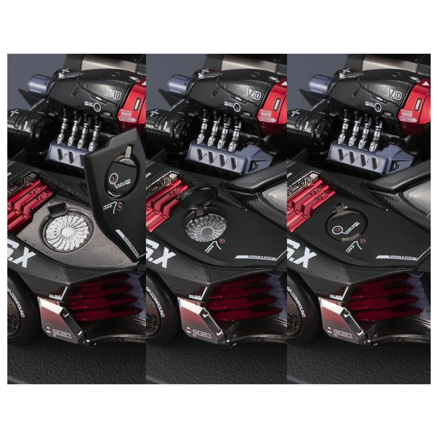 Future GPX Cyber Formula Variable Action Hi-SPEC United Fahrzeug Asurada G.S.X RS SIREN 26 cm Produktfoto