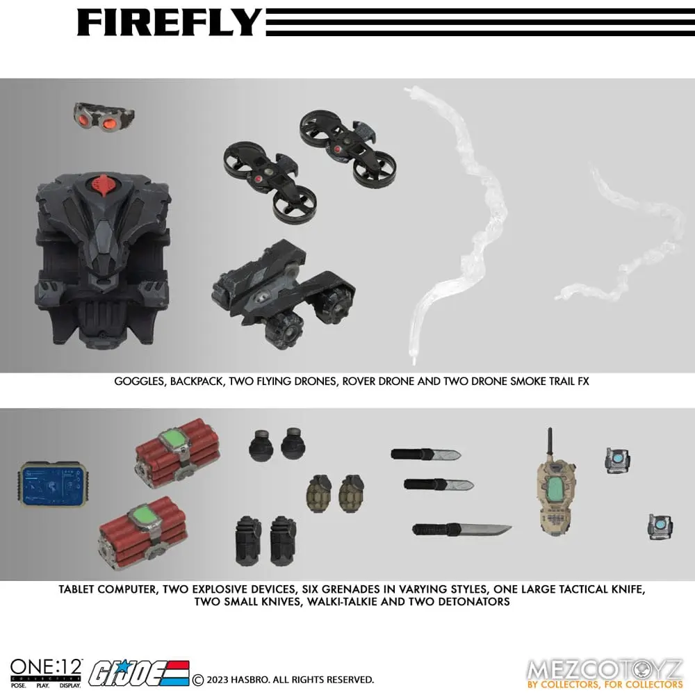 G.I. Joe Actionfigur 1/12 Firefly 17 cm Produktfoto