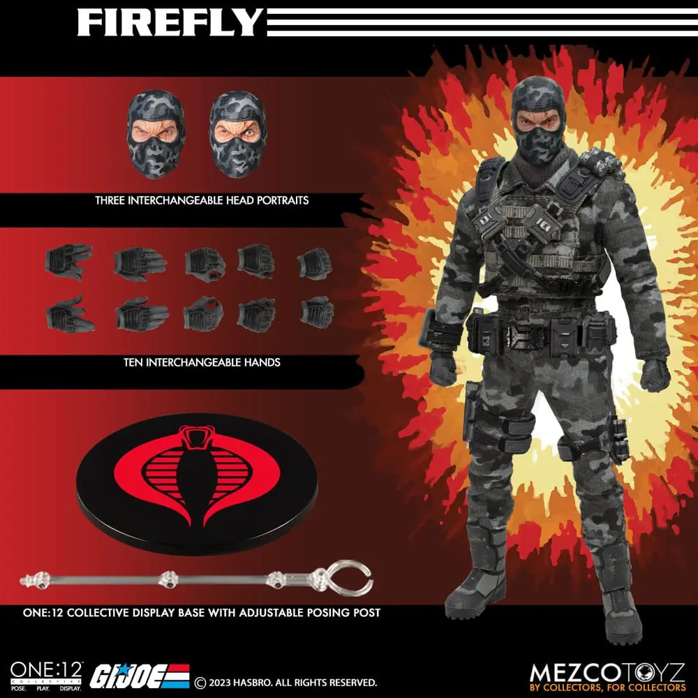 G.I. Joe Actionfigur 1/12 Firefly 17 cm Produktfoto