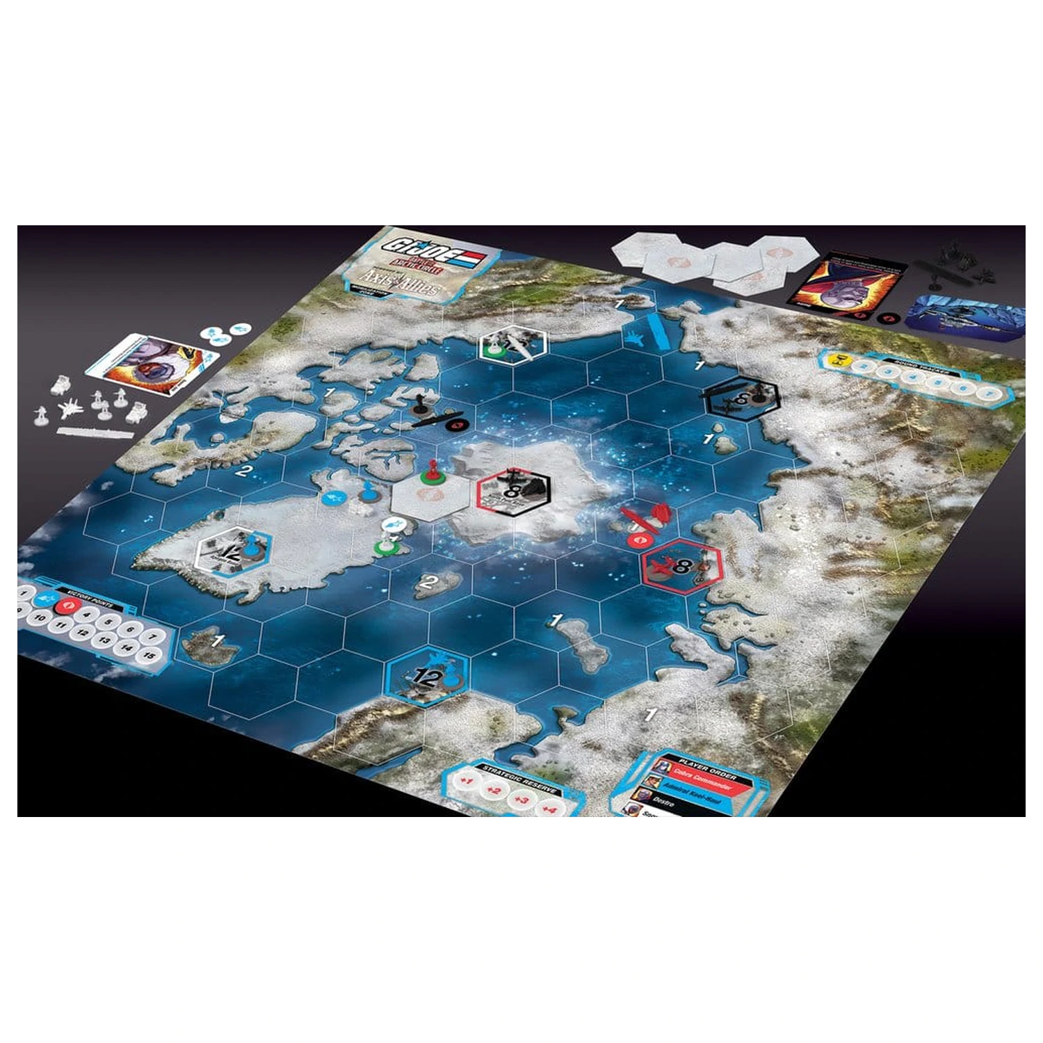 G.I. Joe Brettspiel Battle for the Arctic Circle powered by Axis & Allies *English Version* Produktfoto