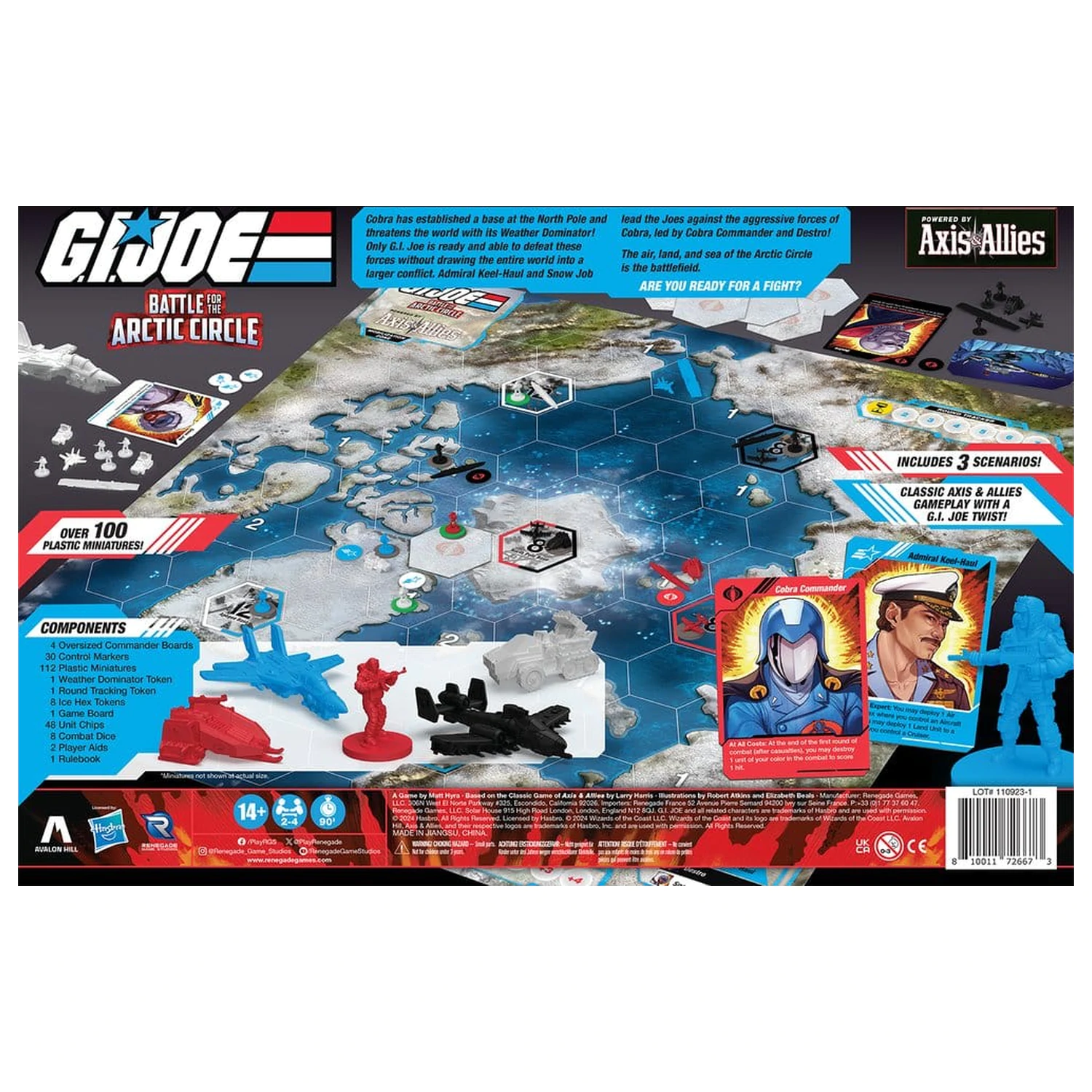 G.I. Joe Brettspiel Battle for the Arctic Circle powered by Axis & Allies *English Version* Produktfoto