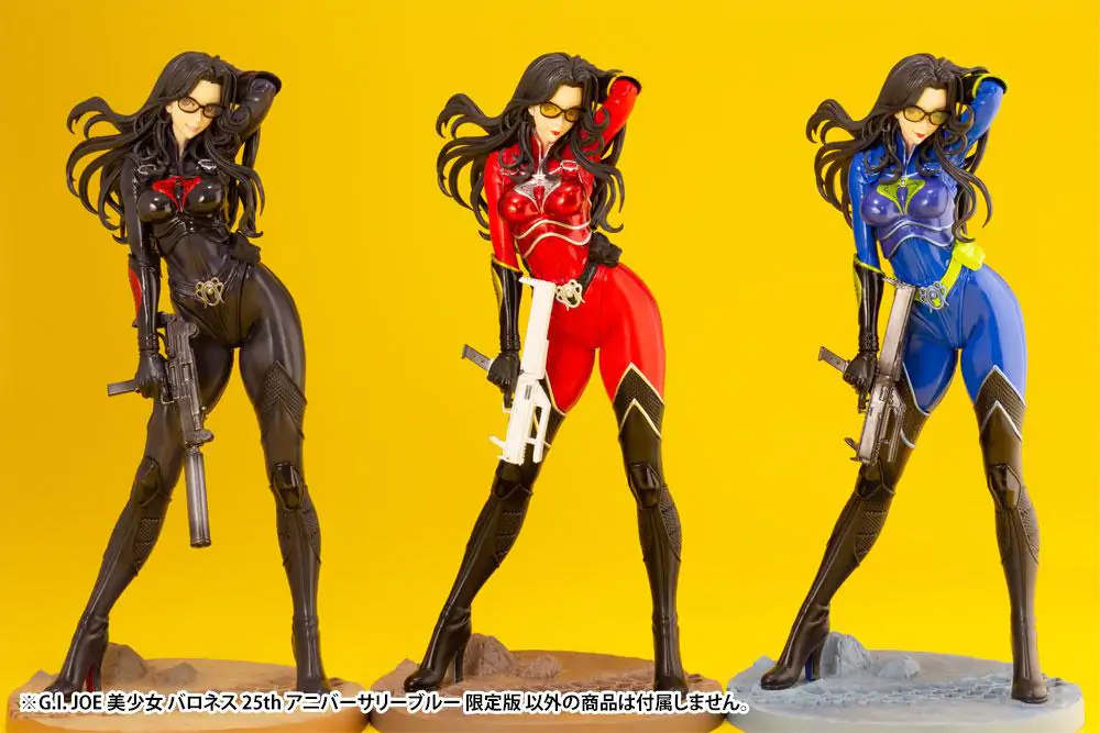 G.I. Joe Bishoujo PVC Statue 1/7 Baroness 25th Anniversary Blue Color Ver. 23 cm termékfotó