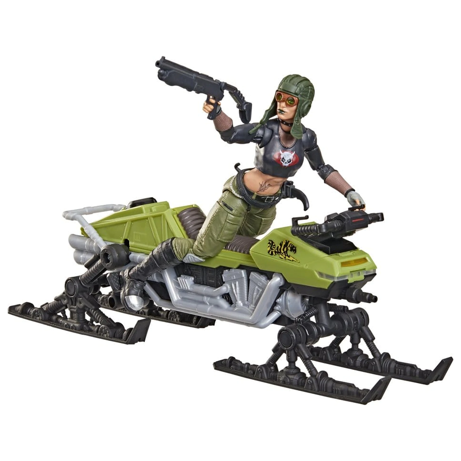 G.I. Joe Classified Series Actionfigur und Fahrzeug Set #194 Zanya and Dreadnok Chameleon (Swamp Skier) 15 cm Produktfoto