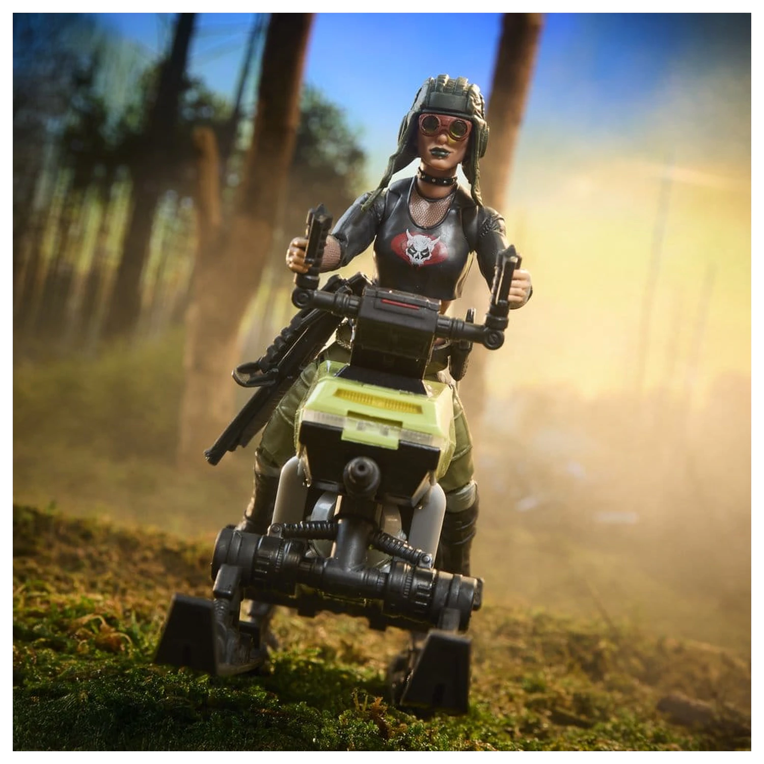 G.I. Joe Classified Series Actionfigur und Fahrzeug Set #194 Zanya and Dreadnok Chameleon (Swamp Skier) 15 cm Produktfoto