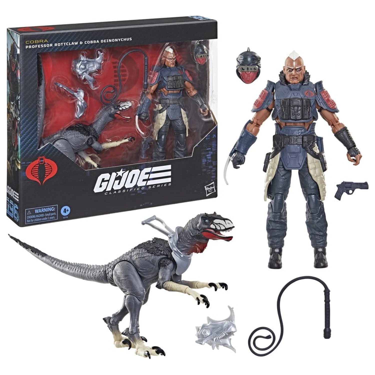 G.I. Joe Classified Series Action-Figuren 2er-Pack #196 Professor Rottclaw & Cobra Deinonychus 15 cm Produktfoto