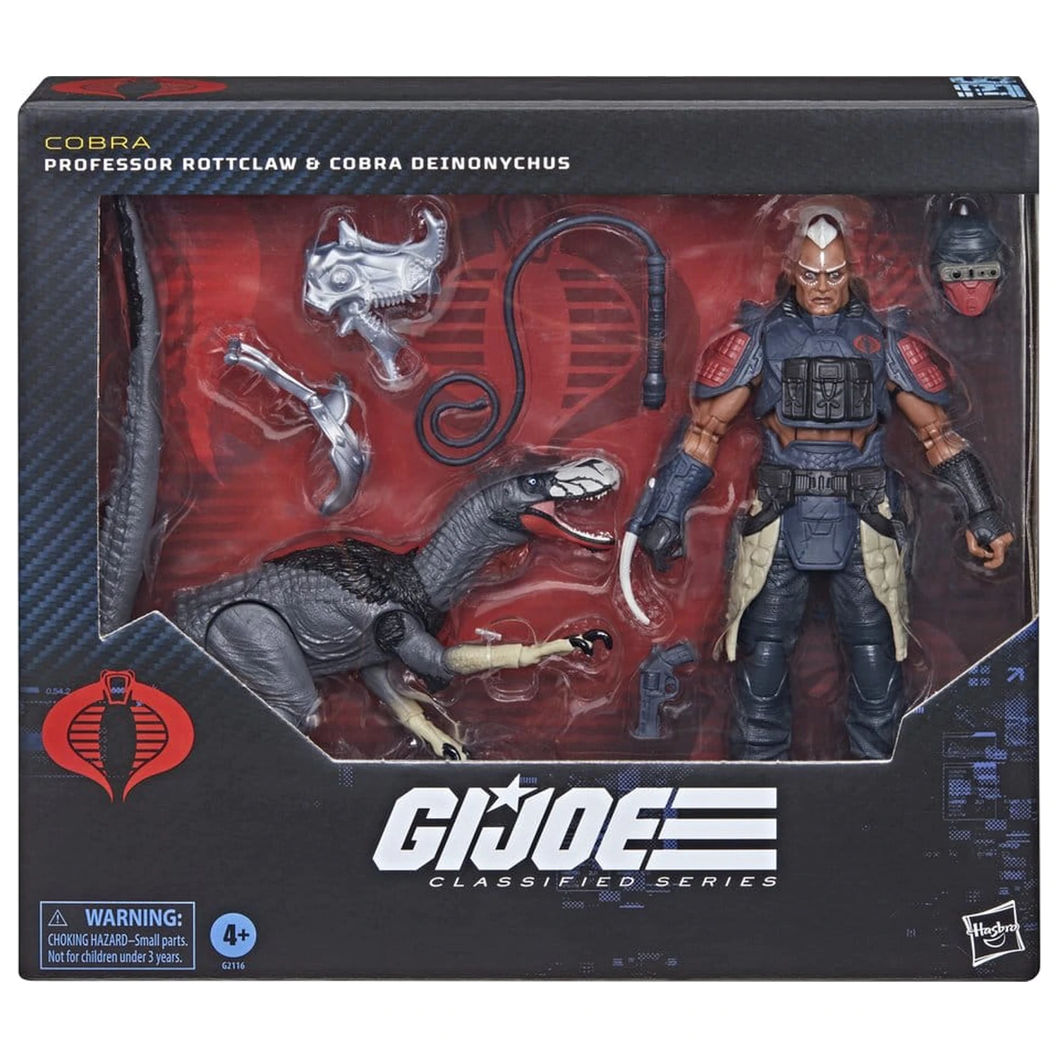 G.I. Joe Classified Series Action-Figuren 2er-Pack #196 Professor Rottclaw & Cobra Deinonychus 15 cm Produktfoto