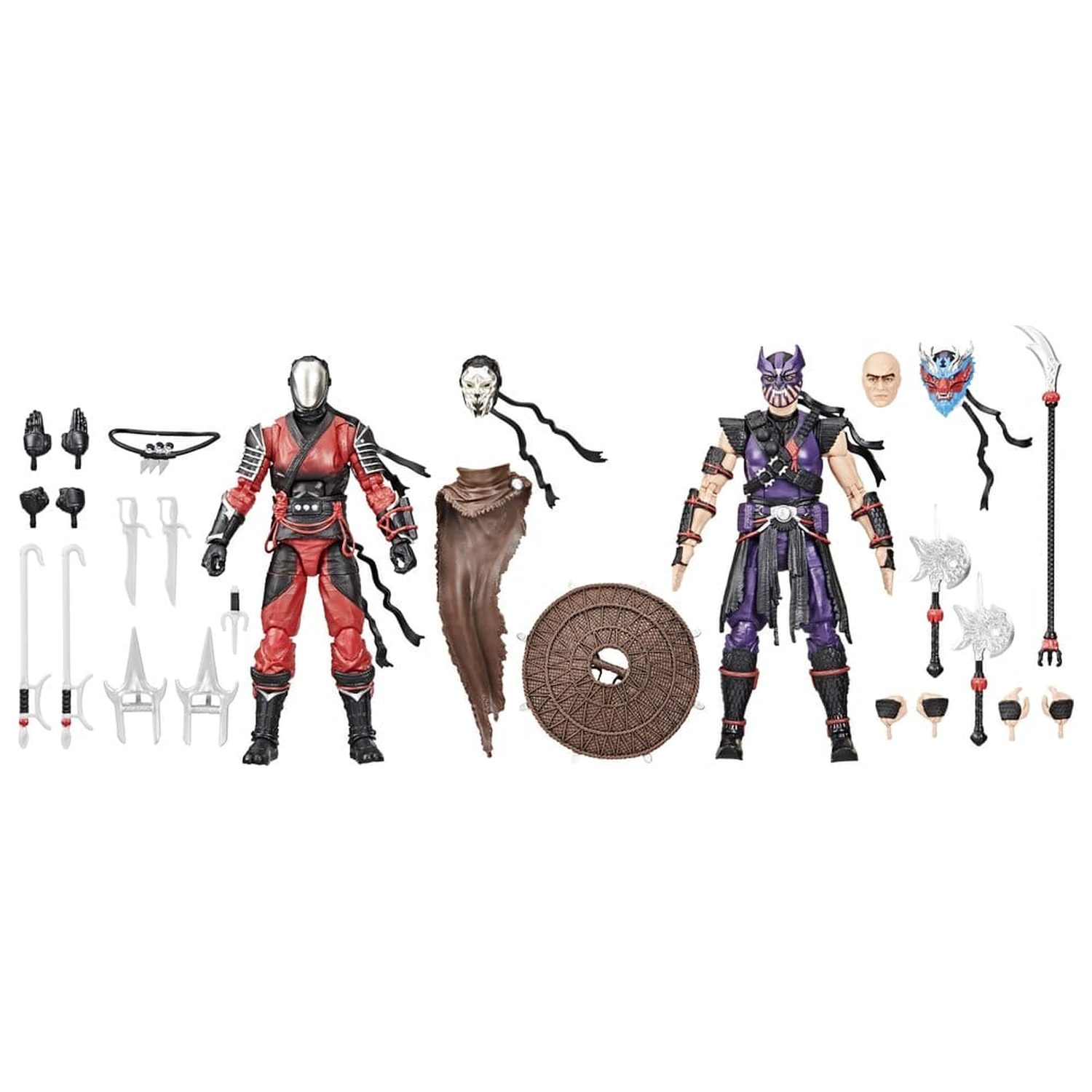 G.I. Joe Classified Series Actionfiguren 2er-Pack #160 Cobra Ninjas Slice & Dice 15 cm Produktfoto