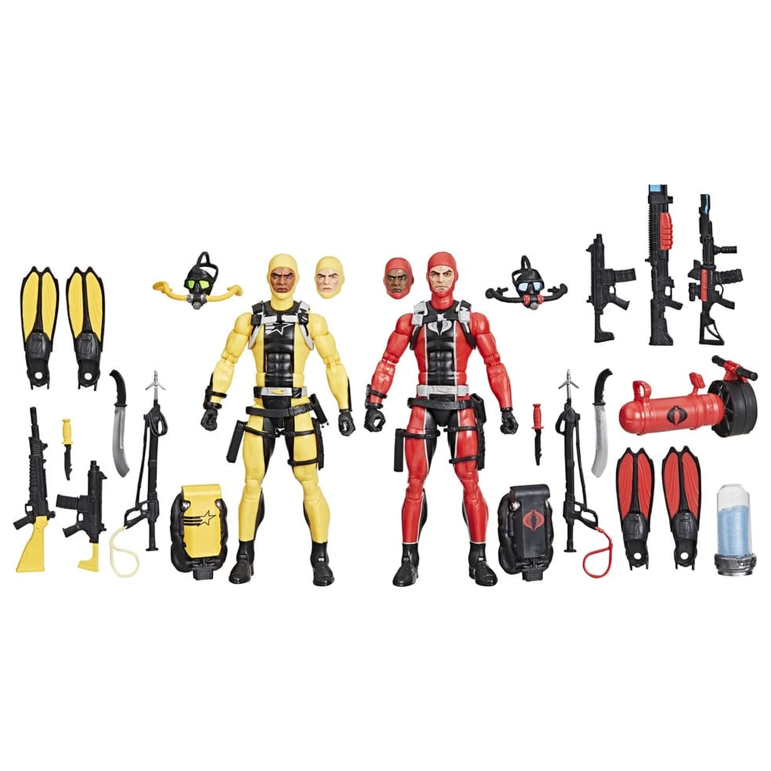 G.I. Joe Classified Series Actionfiguren 2er-Pack #169 G.I. Joe Diver vs. Cobra Diver 15 cm Produktfoto