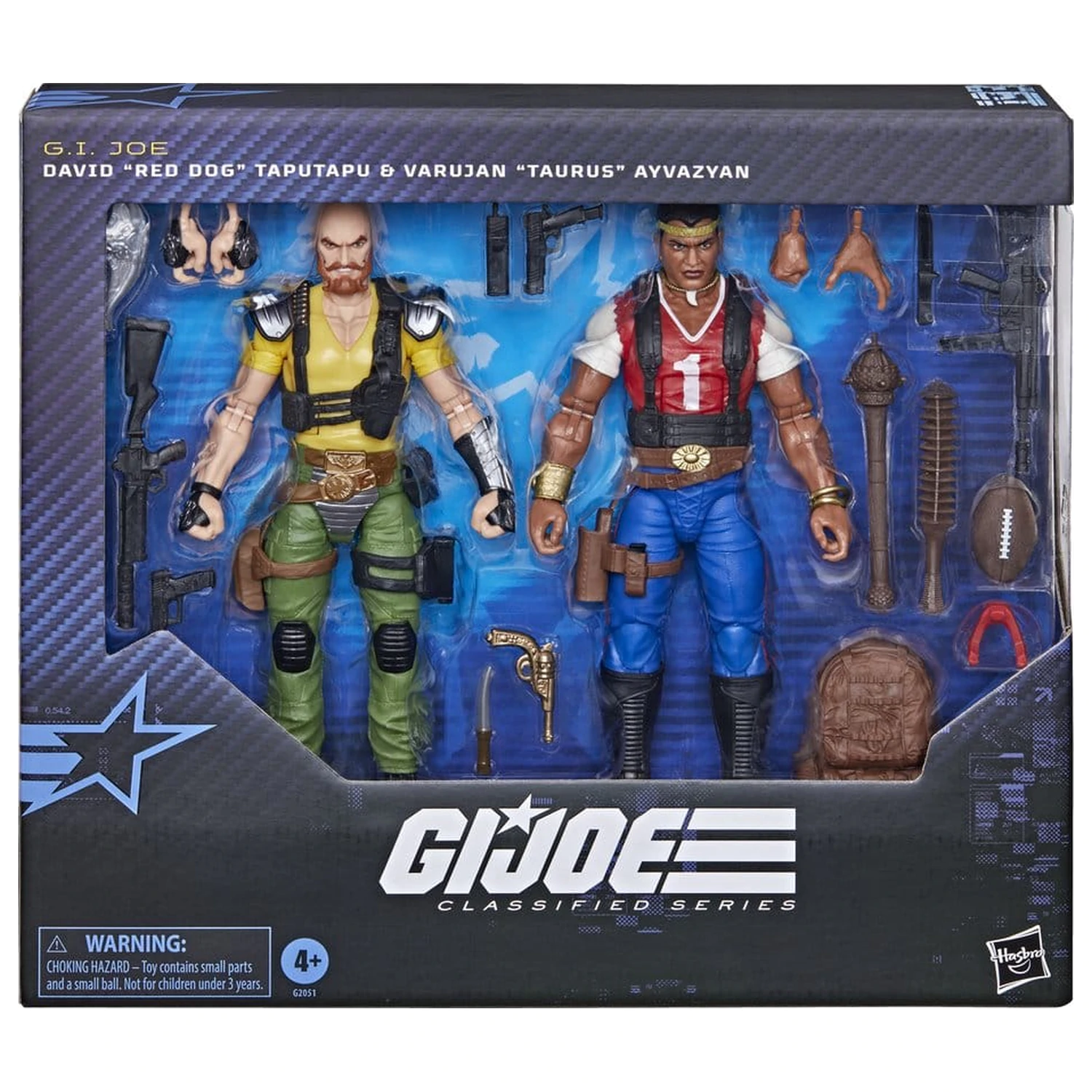 G.I. Joe Classified Series Action-Figuren 2er-Pack #193 David "Red Dog" Taputapu & Varujan "Taurus" Ayvazyan 15 cm Produktfoto