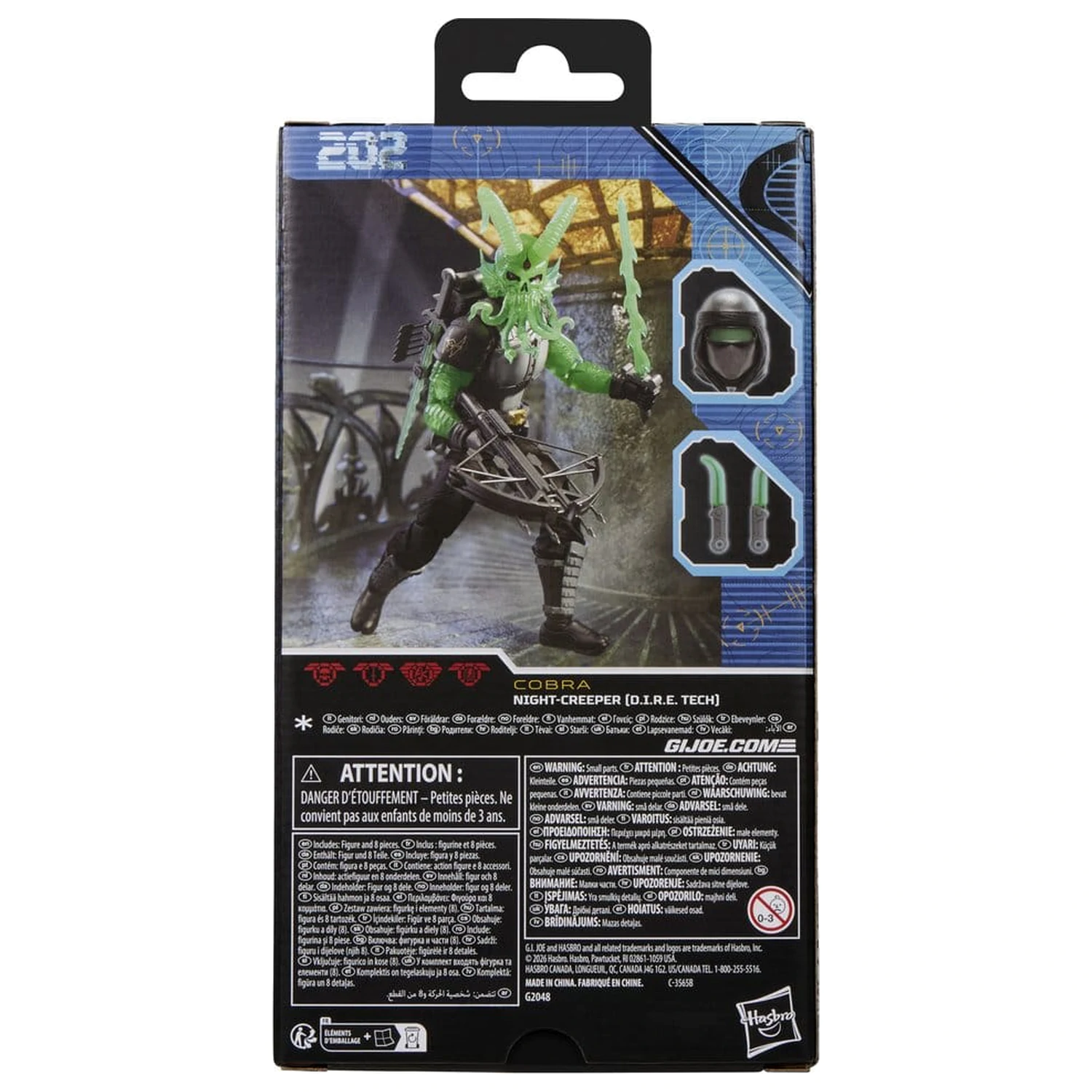 G.I. Joe Classified Series Action-Figur #202 Night-Creeper (D.I.R.E. Tech) 15 cm Produktfoto