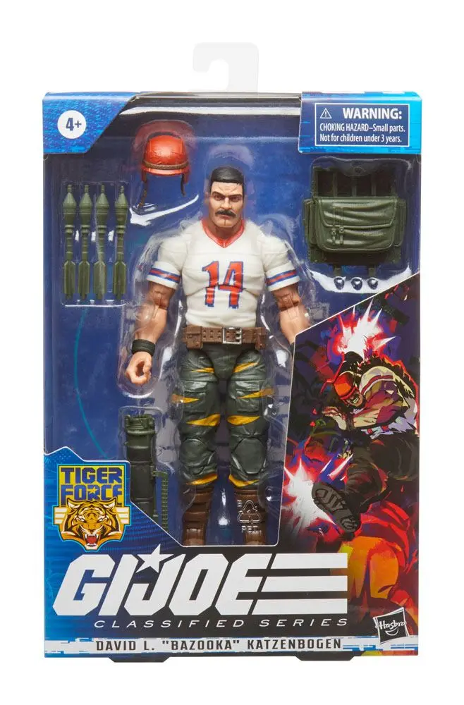 G.I. Joe Classified Series Actionfigur 2023 Tiger Force: David L. Bazooka Katzenbogen 15 cm Produktfoto