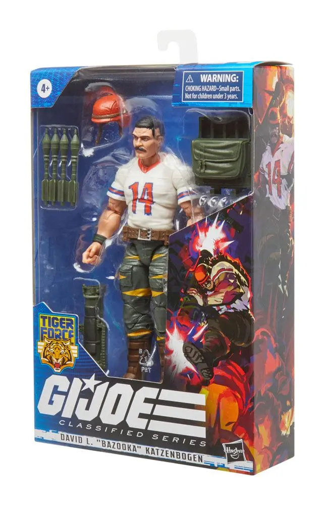 G.I. Joe Classified Series Actionfigur 2023 Tiger Force: David L. Bazooka Katzenbogen 15 cm Produktfoto