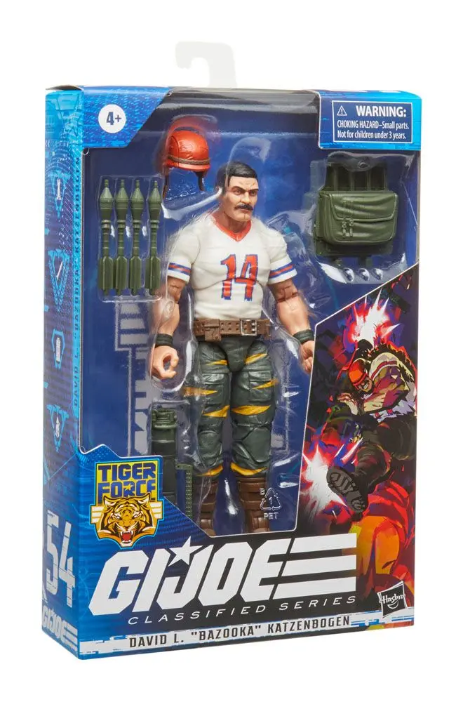 G.I. Joe Classified Series Actionfigur 2023 Tiger Force: David L. Bazooka Katzenbogen 15 cm Produktfoto
