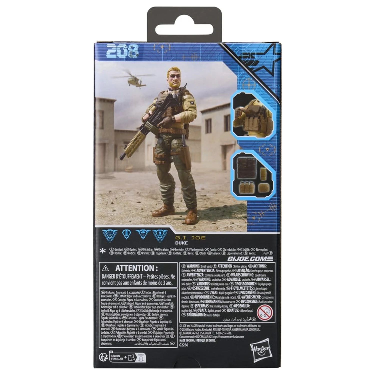 G.I. Joe Classified Series Actionfigur #208 Duke 15 cm Produktfoto