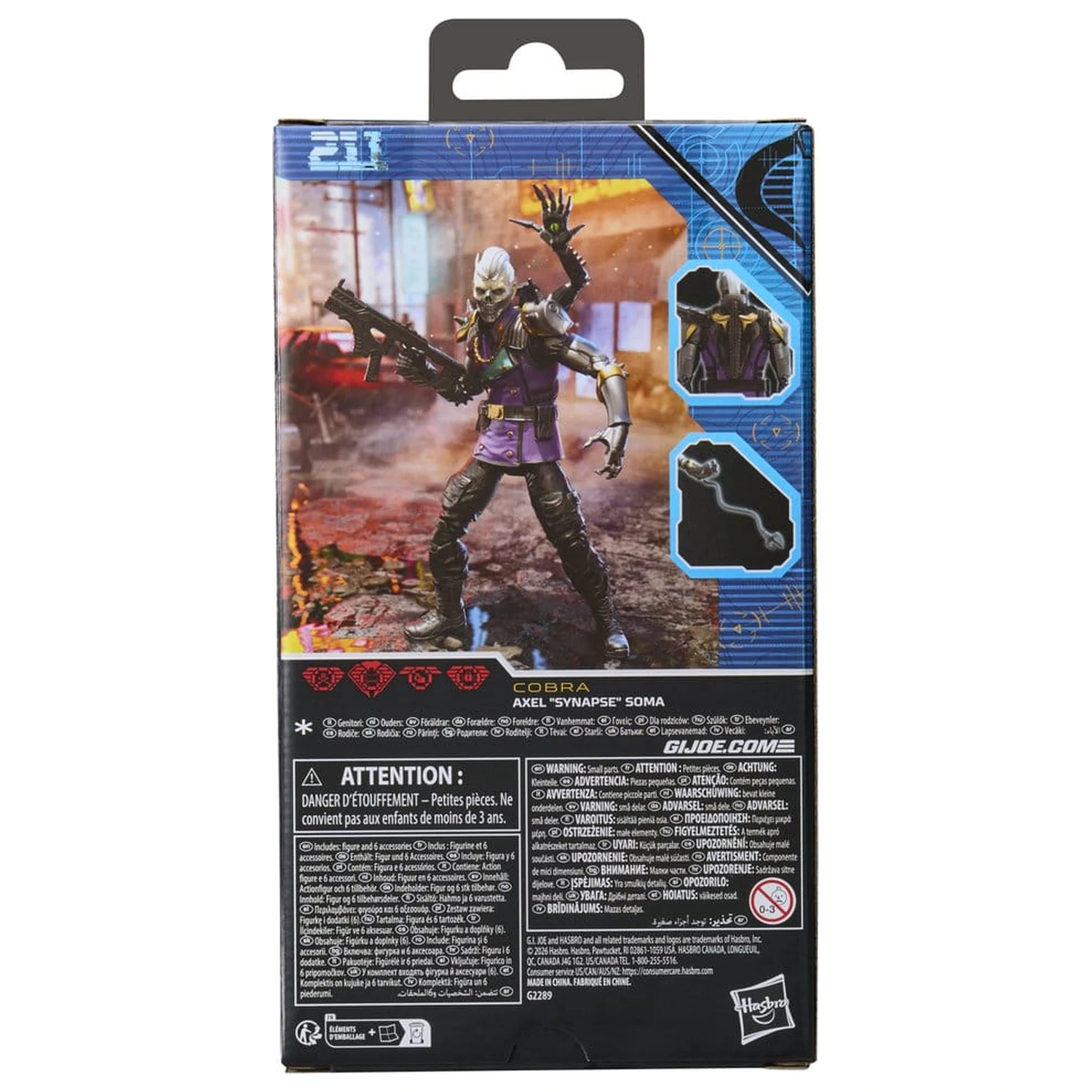 G.I. Joe Classified Series Action-Figur #211 Axel "Synapse" Soma 15 cm Produktfoto