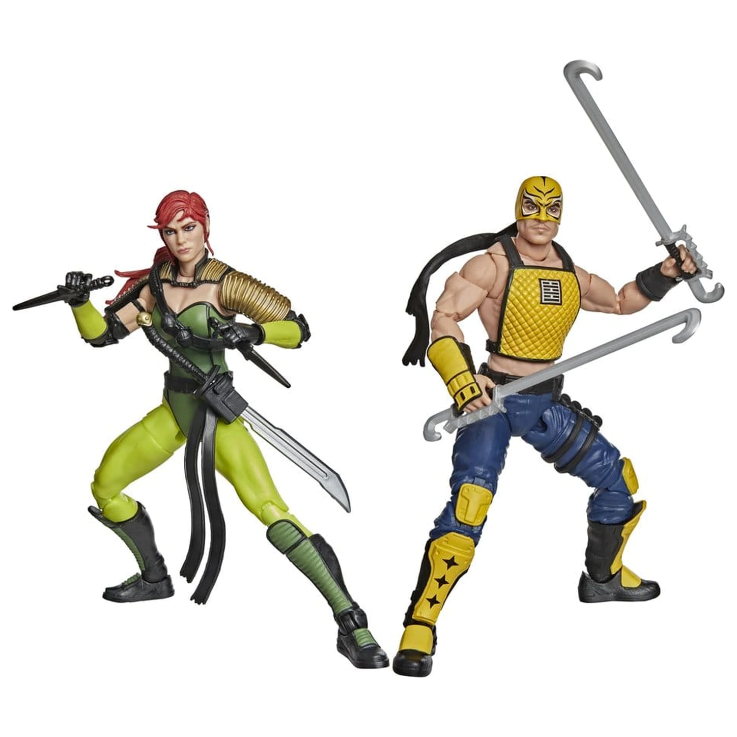 G.I. Joe Classified Series Action-Figuren 2er-Pack #212 Ninja Force Scarlett & T'Jbang 15 cm Produktfoto