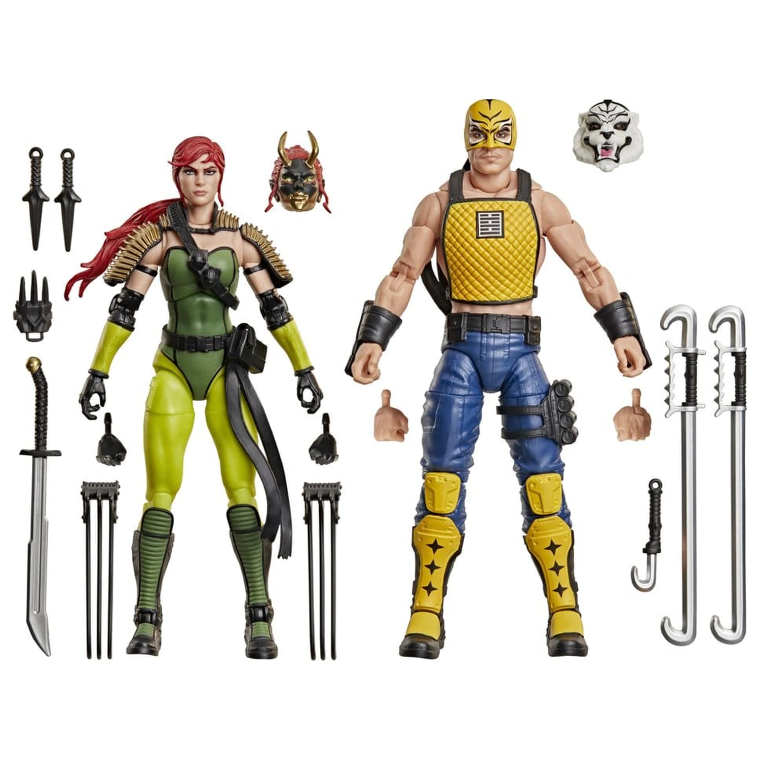 G.I. Joe Classified Series Action-Figuren 2er-Pack #212 Ninja Force Scarlett & T'Jbang 15 cm Produktfoto