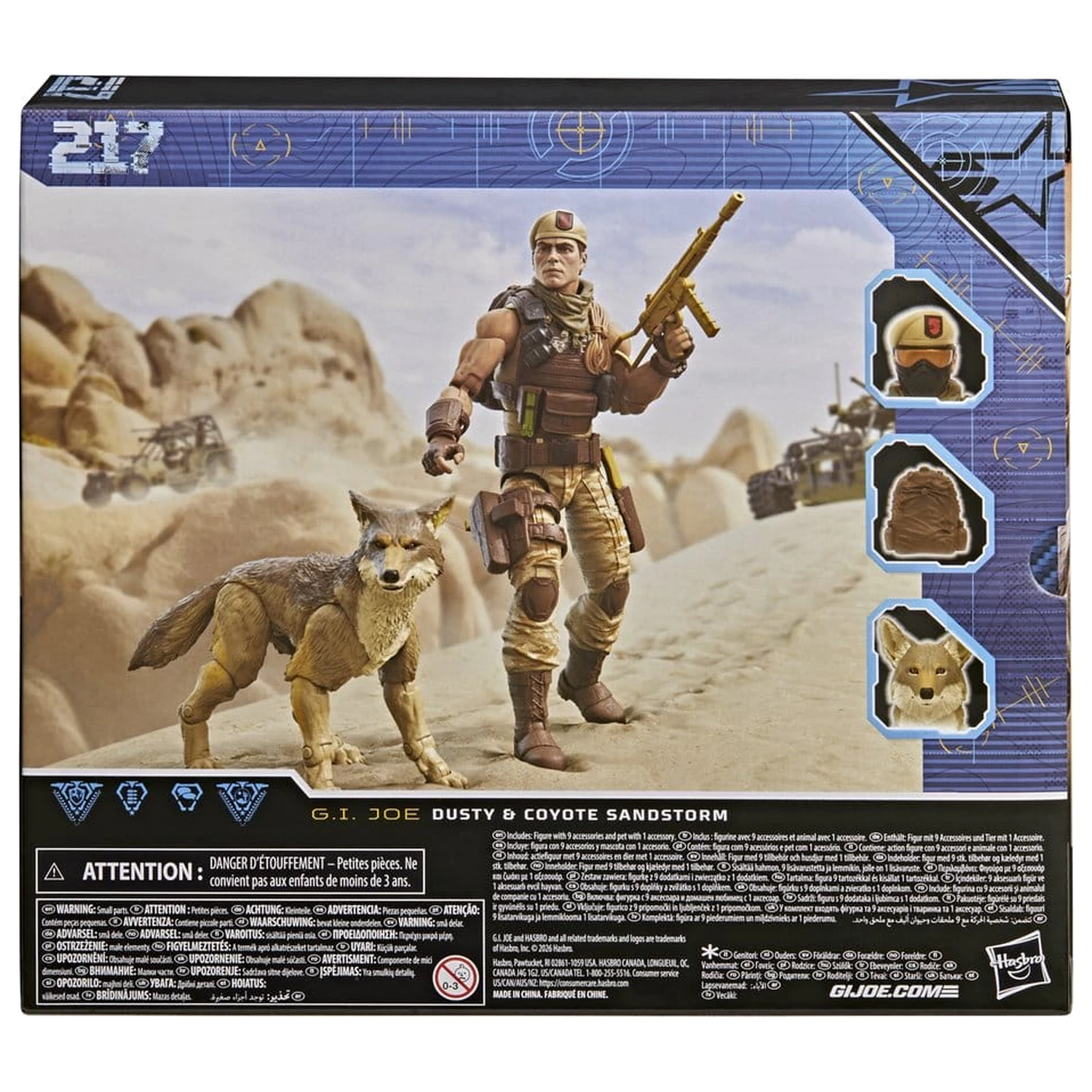 G.I. Joe Classified Series Actionfigur #217 Dusty & Coyote Sandstorm 15 cm Produktfoto