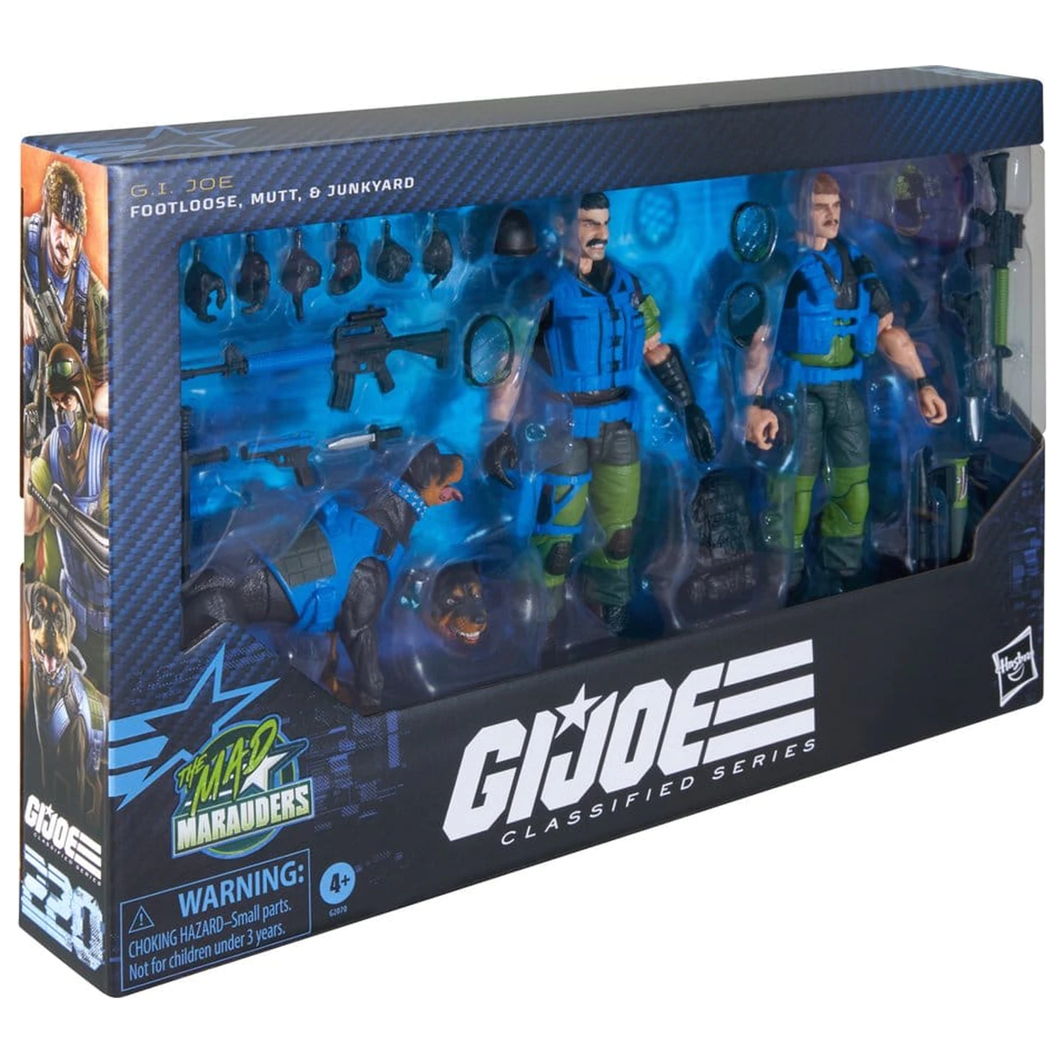 G.I. Joe Classified Series Action-Figuren 3er-Pack #220 Mad Marauders: Footloose & Mutt & Junkyard 15 cm Produktfoto