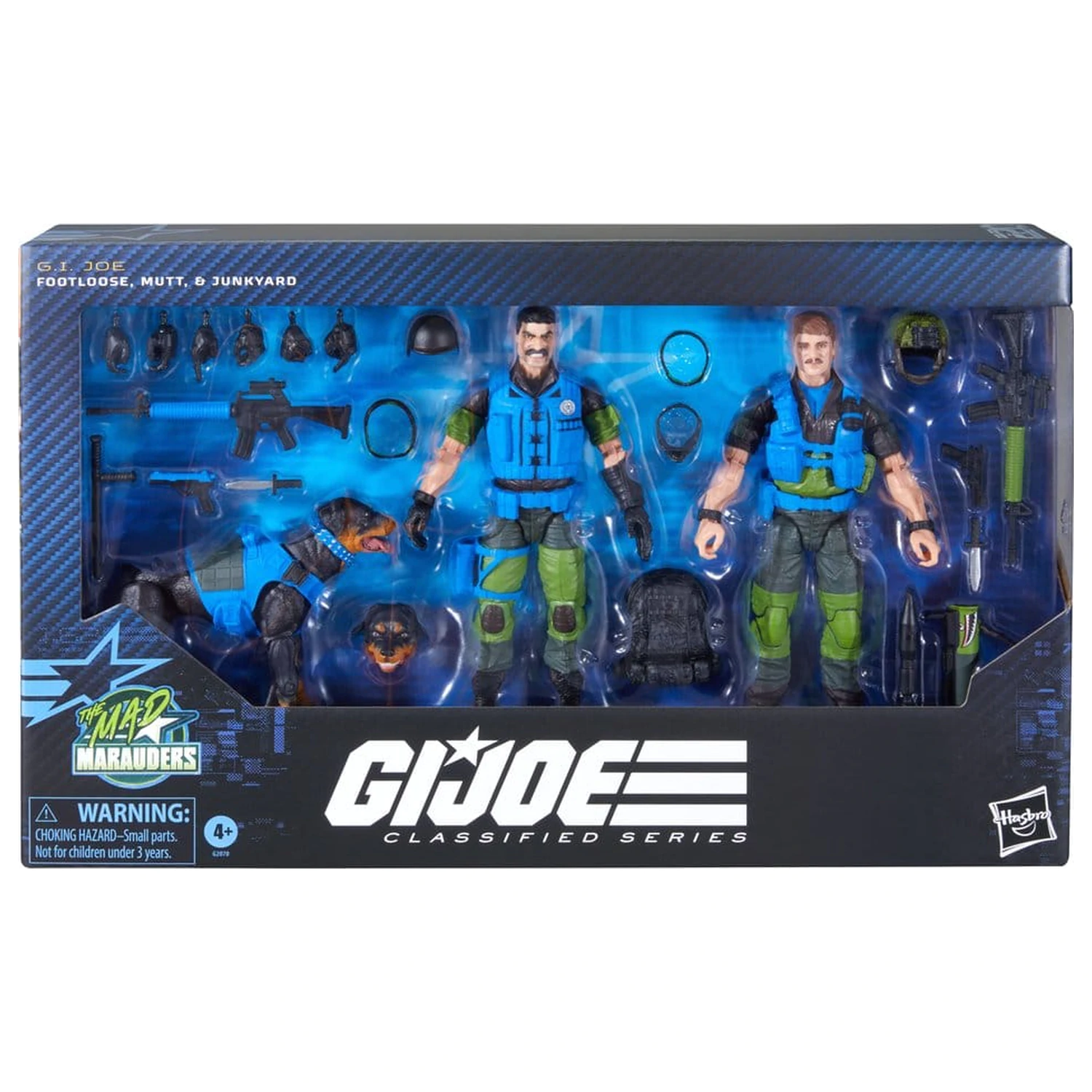 G.I. Joe Classified Series Action-Figuren 3er-Pack #220 Mad Marauders: Footloose & Mutt & Junkyard 15 cm Produktfoto