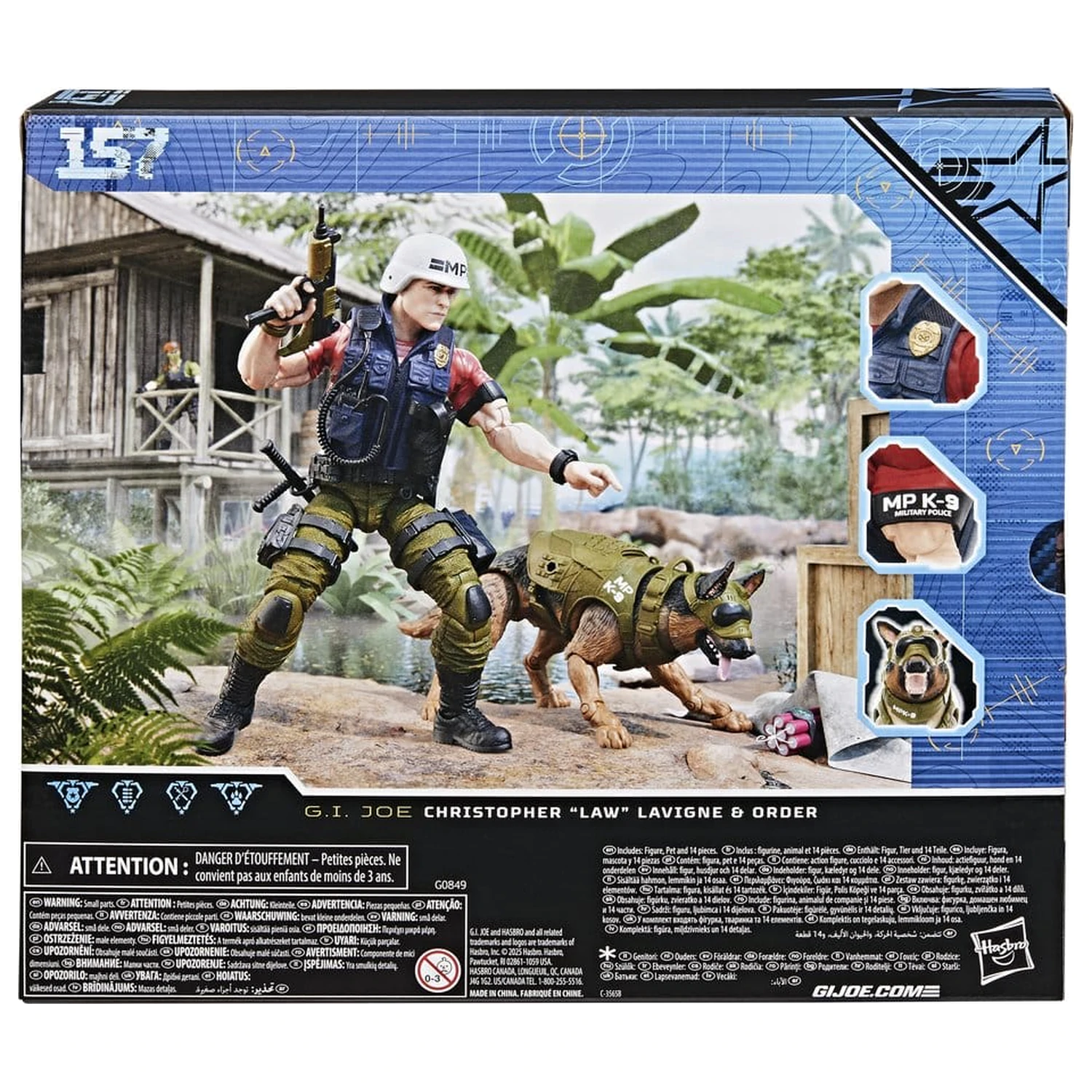 G.I. Joe Classified Series Actionfigur #157 Christopher "Law" Lavigne & Order 15 cm Produktfoto