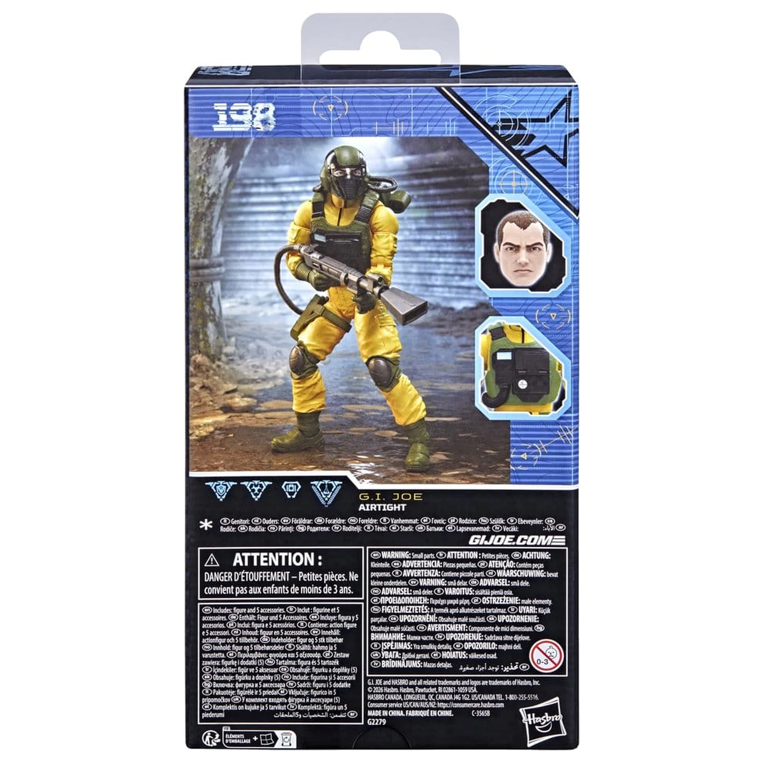 G.I. Joe Classified Series Actionfigur #198 Airtight 15 cm Produktfoto