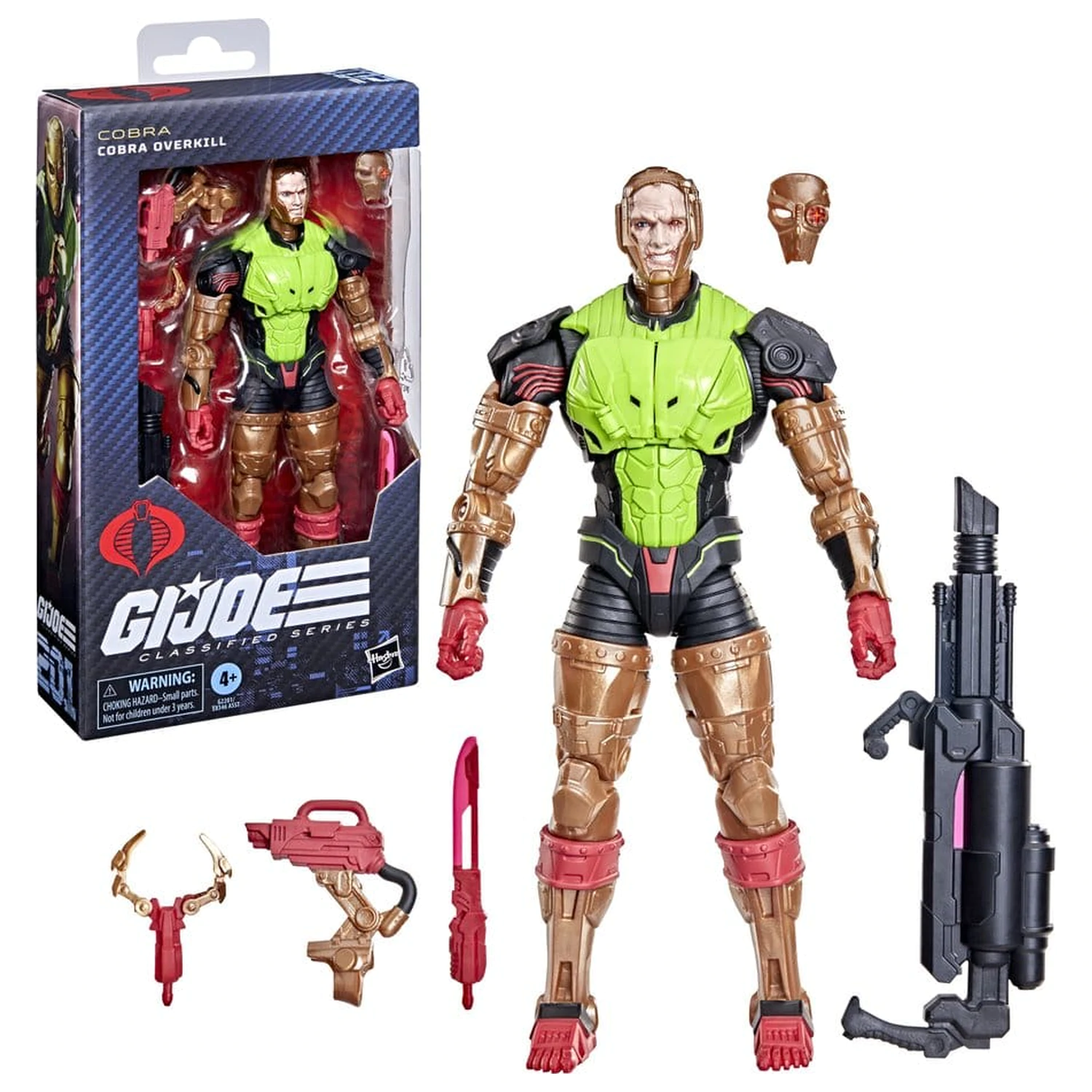 G.I. Joe Classified Series Actionfigur #201 Cobra Overkill 15 cm Produktfoto