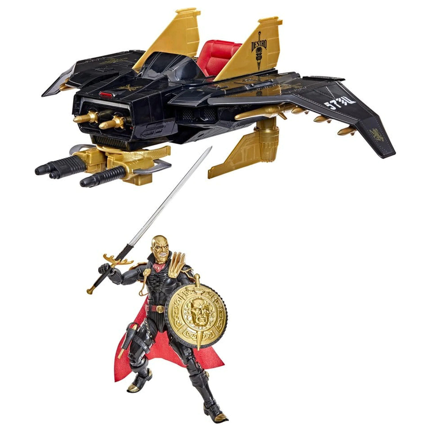 G.I. Joe Classified Series Action-Figur und Fahrzeug-Set #203 Destro & Iron Grenadier Despoiler 15 cm Produktfoto