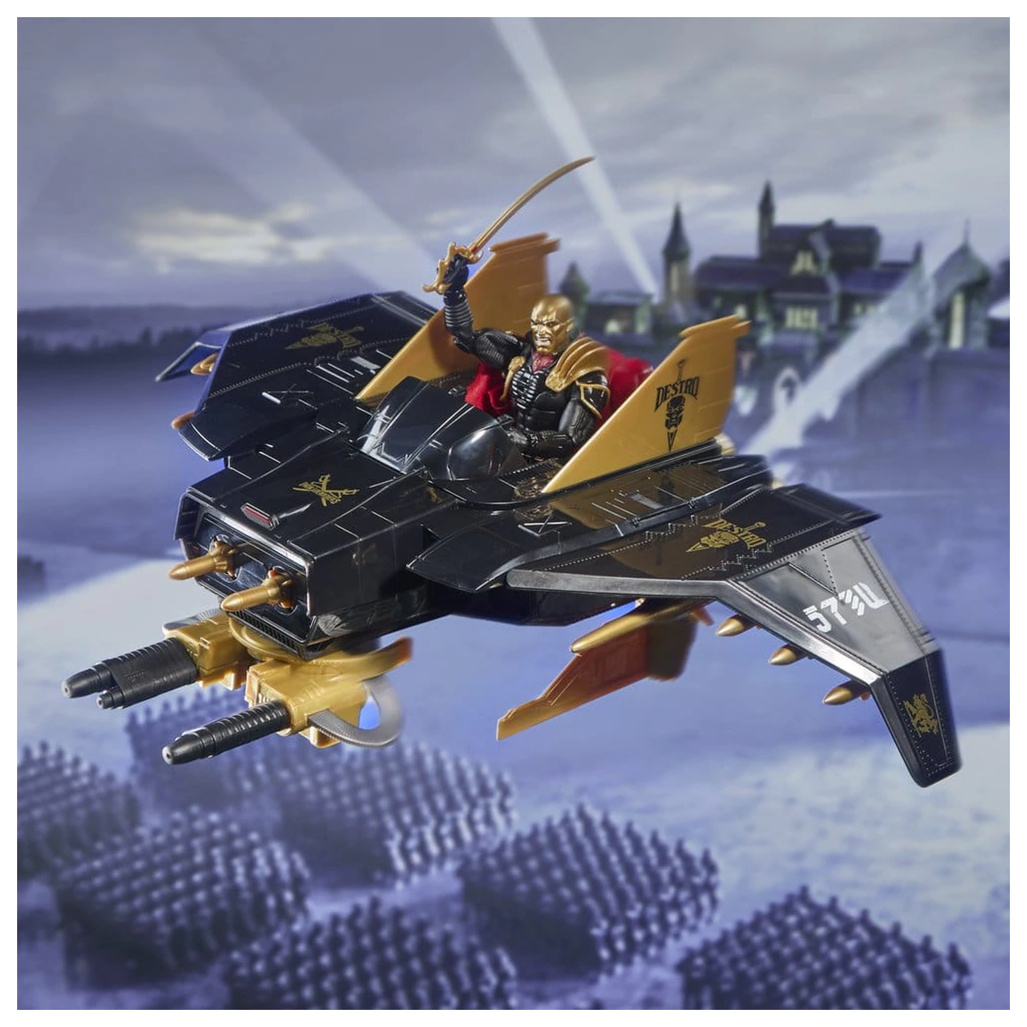 G.I. Joe Classified Series Action-Figur und Fahrzeug-Set #203 Destro & Iron Grenadier Despoiler 15 cm Produktfoto