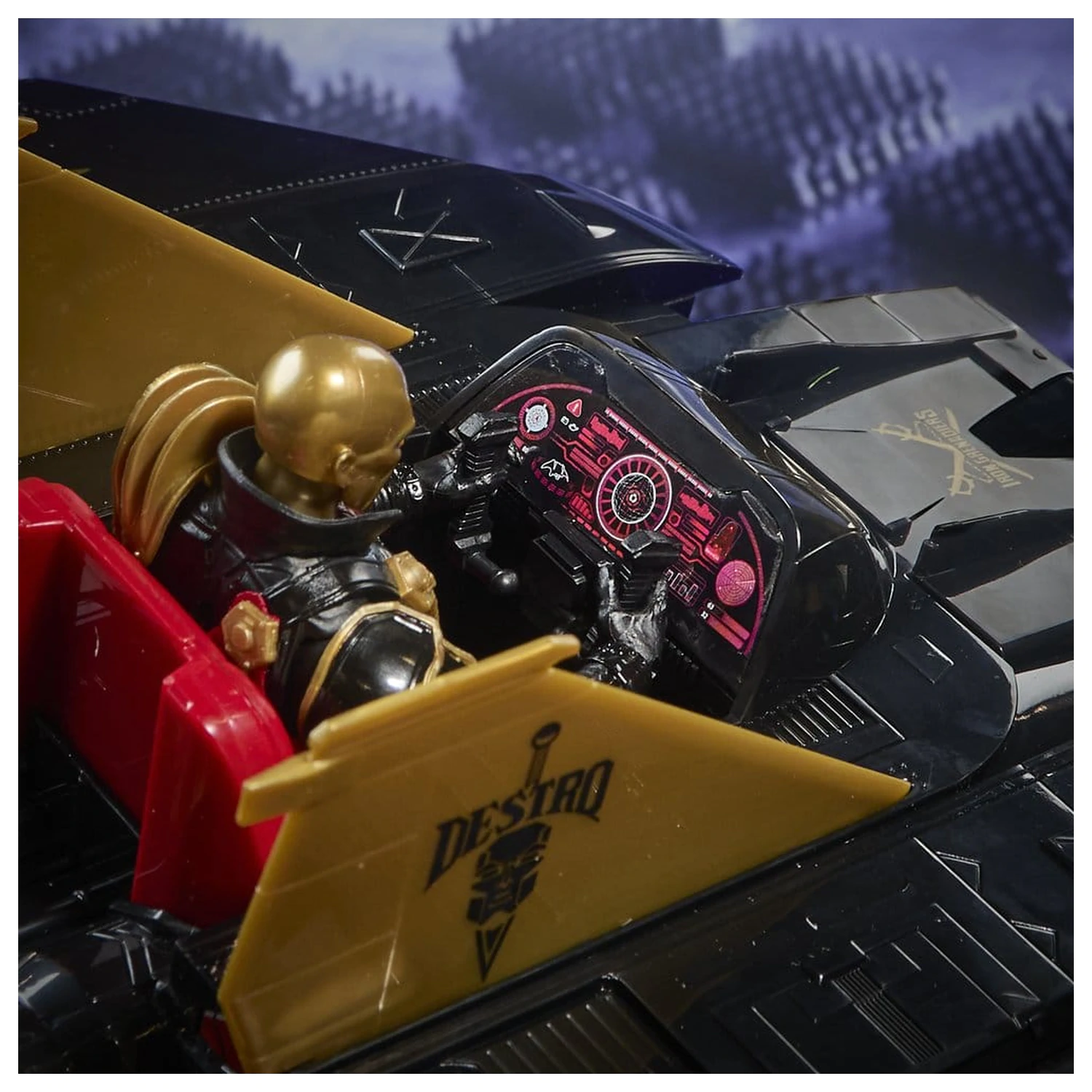 G.I. Joe Classified Series Action-Figur und Fahrzeug-Set #203 Destro & Iron Grenadier Despoiler 15 cm Produktfoto