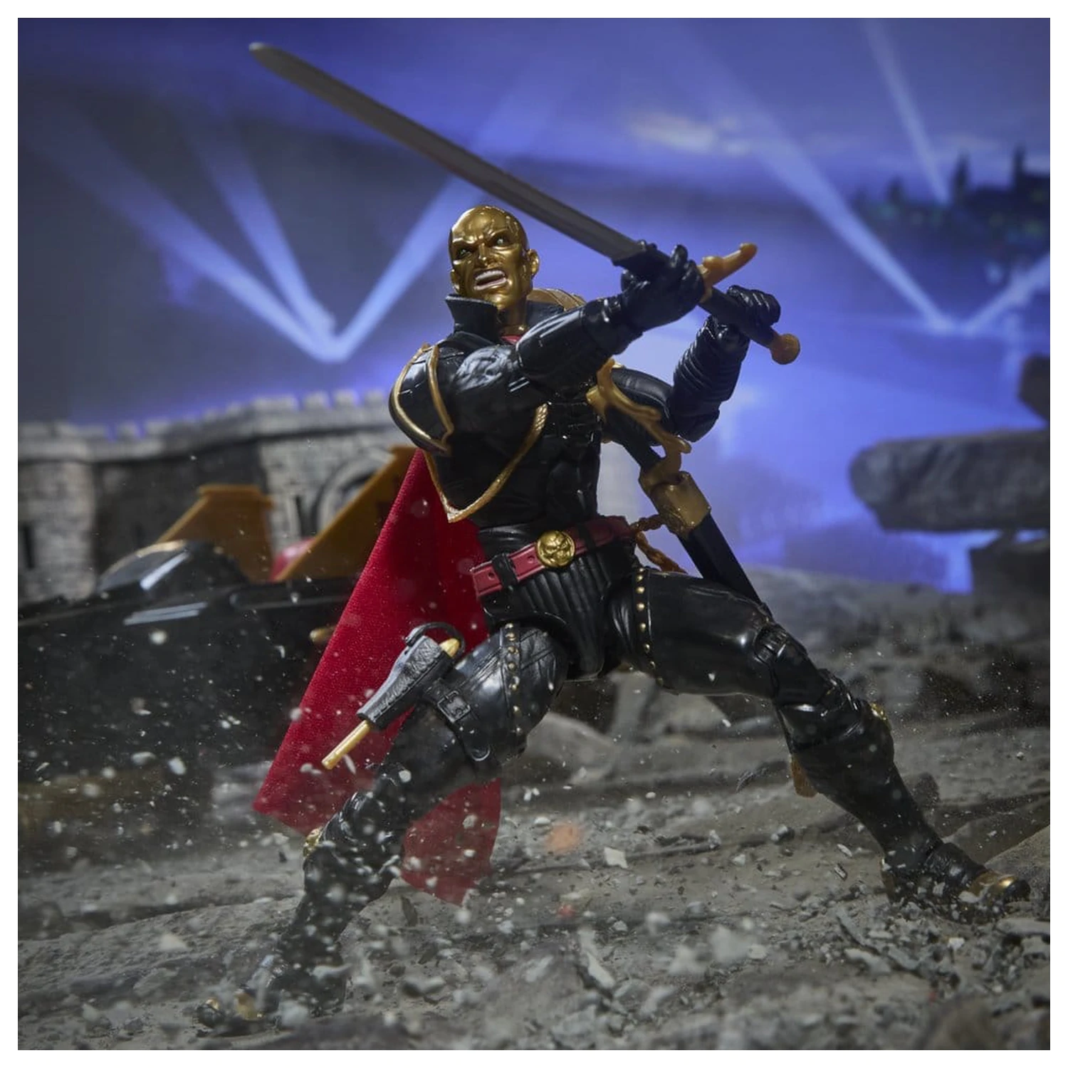G.I. Joe Classified Series Action-Figur und Fahrzeug-Set #203 Destro & Iron Grenadier Despoiler 15 cm Produktfoto