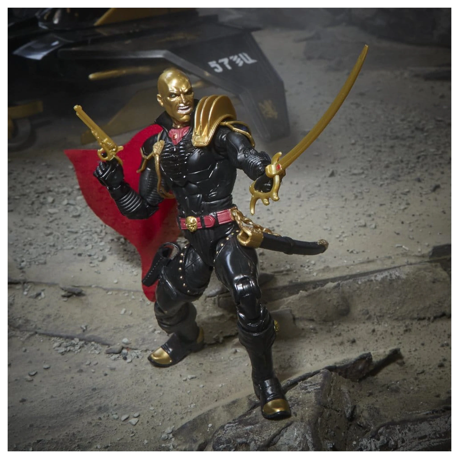 G.I. Joe Classified Series Action-Figur und Fahrzeug-Set #203 Destro & Iron Grenadier Despoiler 15 cm Produktfoto