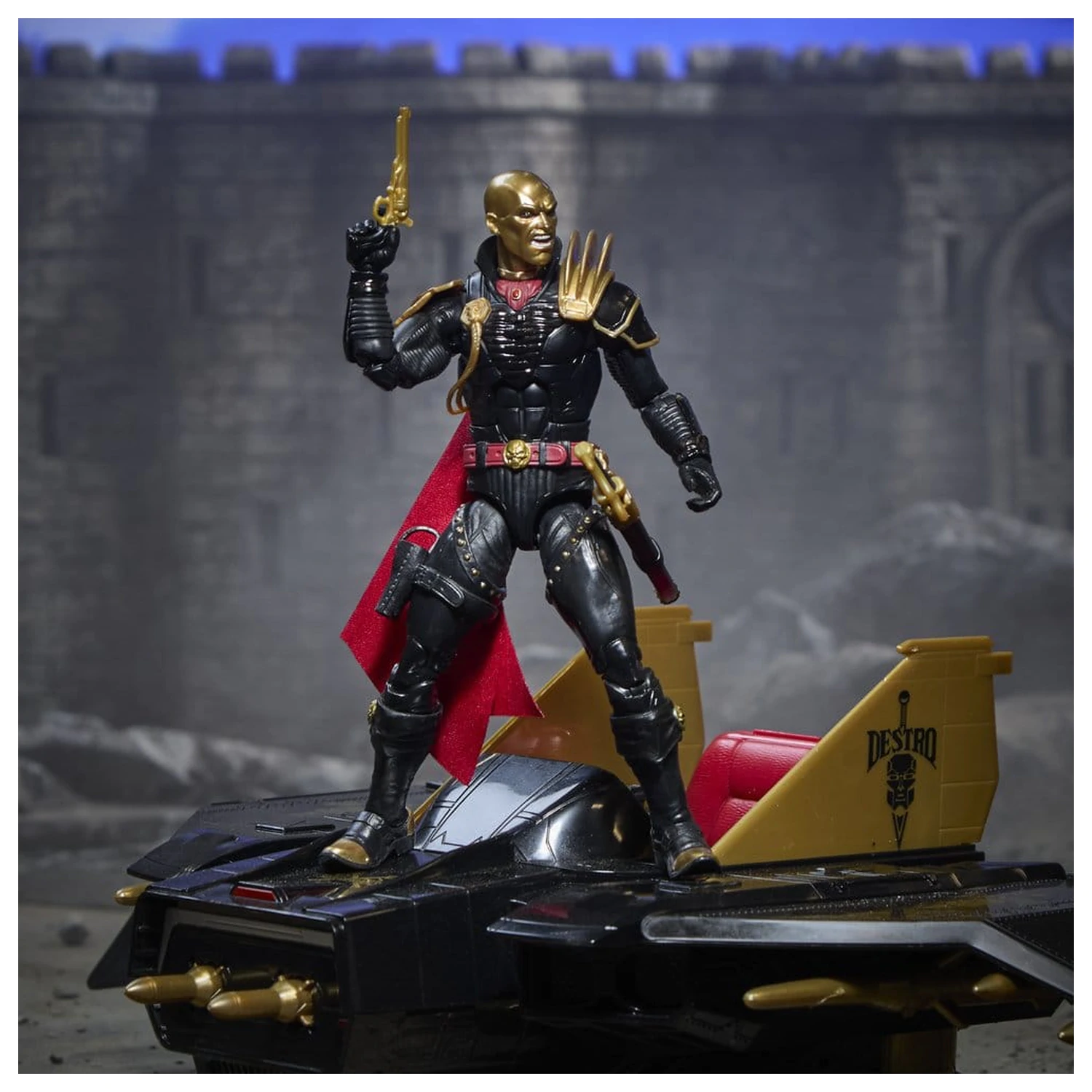 G.I. Joe Classified Series Action-Figur und Fahrzeug-Set #203 Destro & Iron Grenadier Despoiler 15 cm Produktfoto