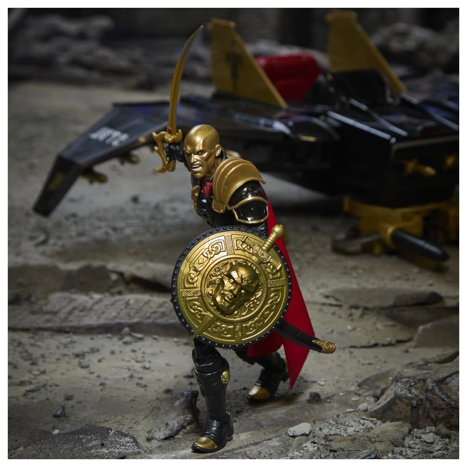 G.I. Joe Classified Series Action-Figur und Fahrzeug-Set #203 Destro & Iron Grenadier Despoiler 15 cm Produktfoto