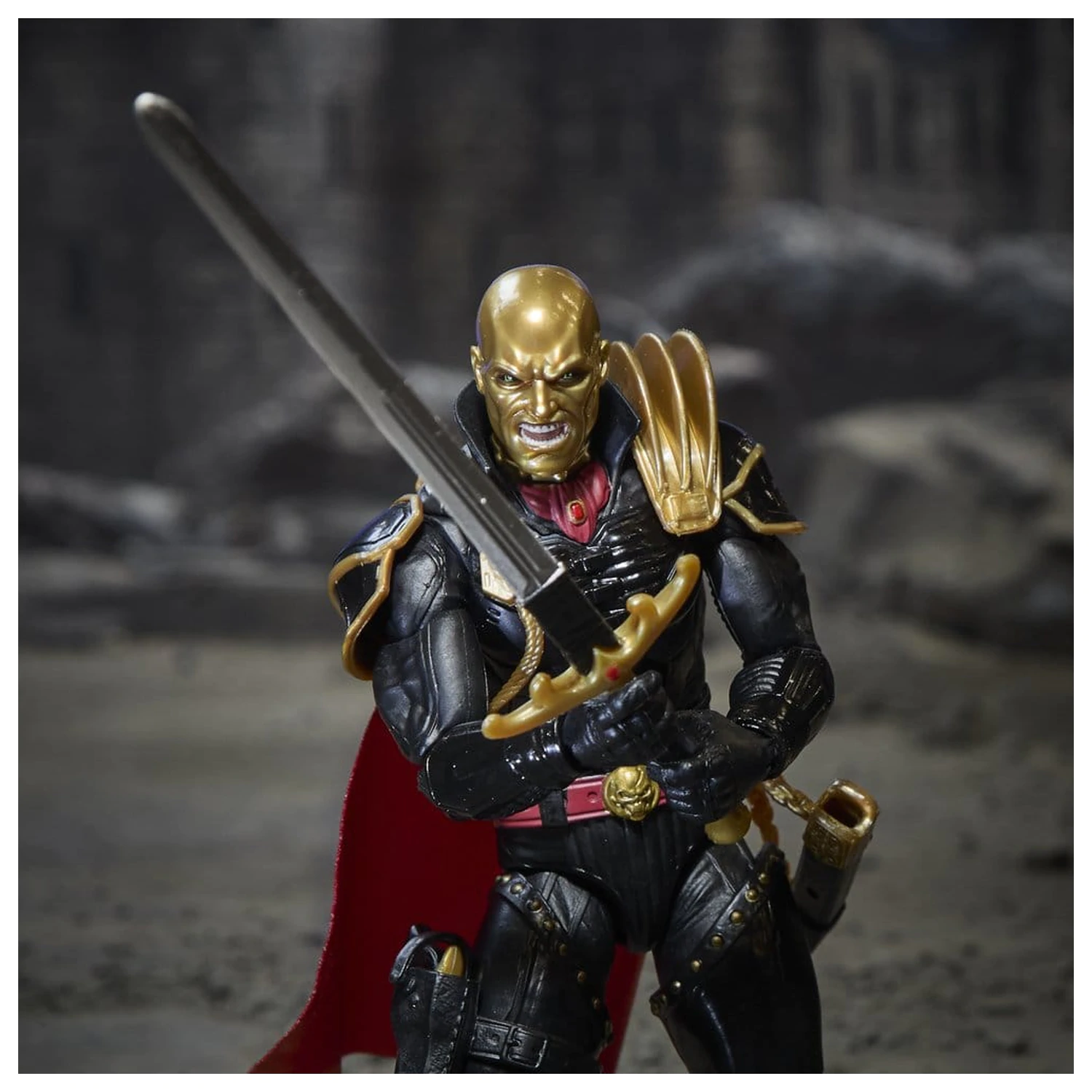 G.I. Joe Classified Series Action-Figur und Fahrzeug-Set #203 Destro & Iron Grenadier Despoiler 15 cm Produktfoto