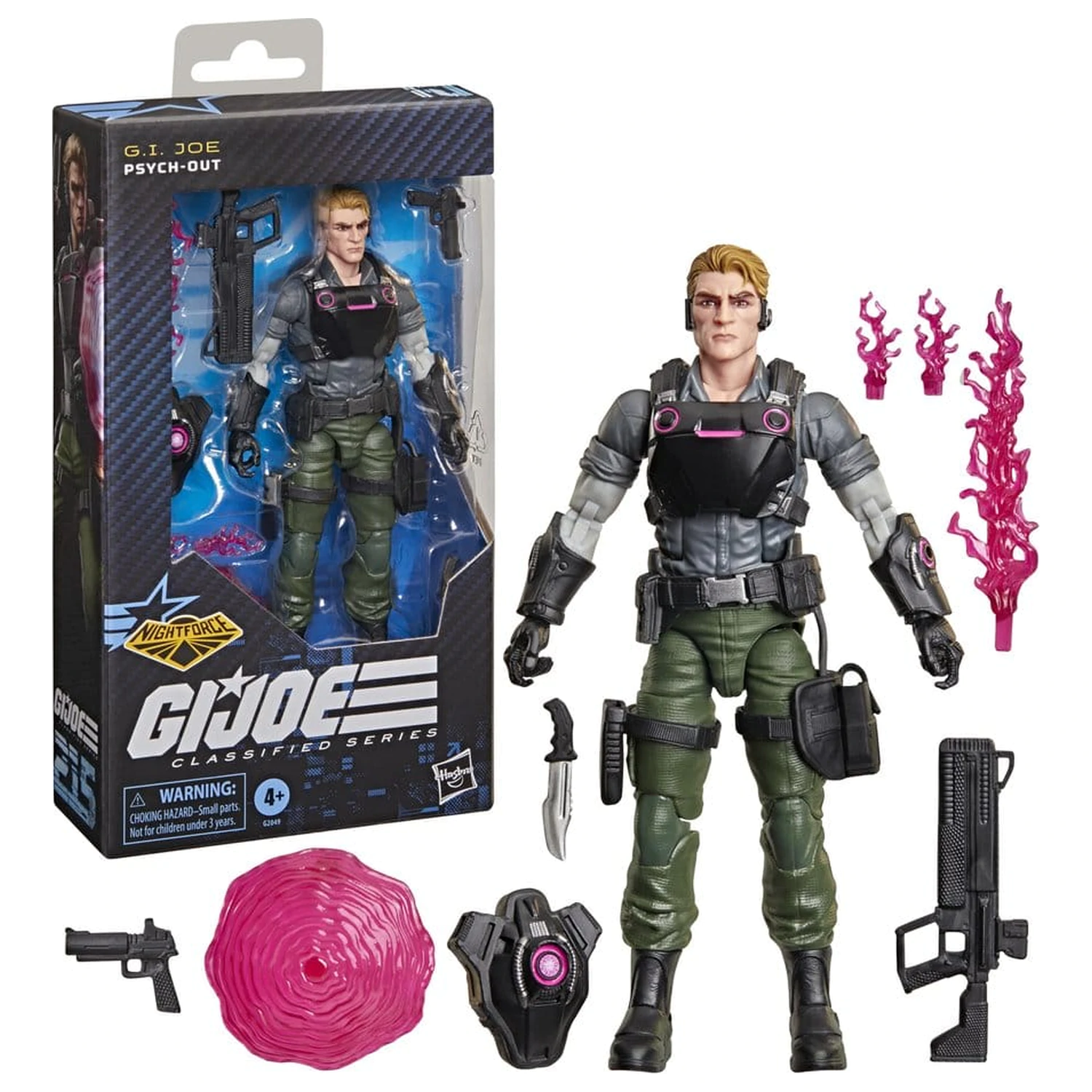 G.I. Joe Classified Series Action Figur Night Force: Psych-Out 15 cm Produktfoto