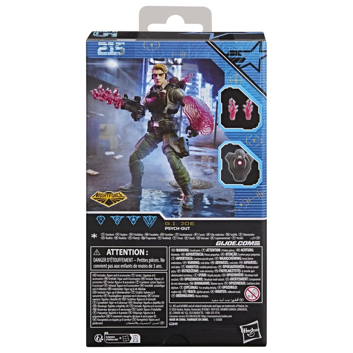G.I. Joe Classified Series Action Figur Night Force: Psych-Out 15 cm Produktfoto