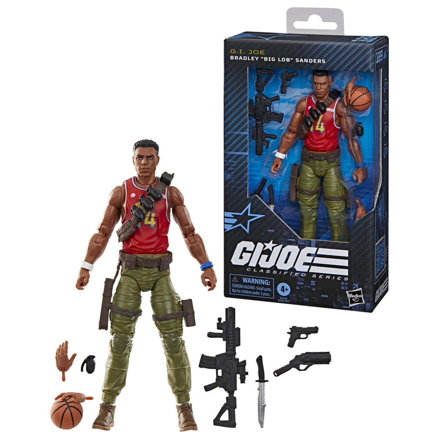 G.I. Joe Classified Series Bradley Big Lob Sanders Figur 15cm Produktfoto