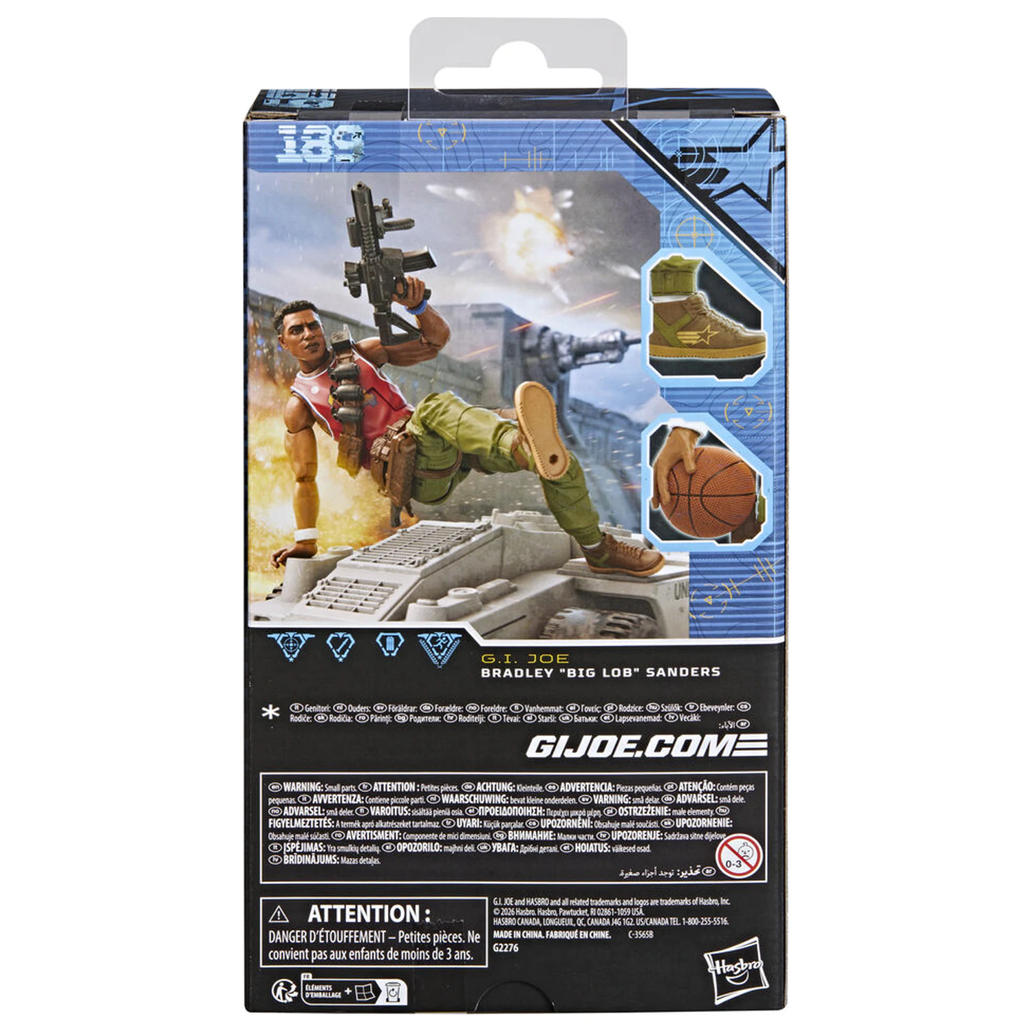 G.I. Joe Classified Series Bradley Big Lob Sanders Figur 15cm Produktfoto