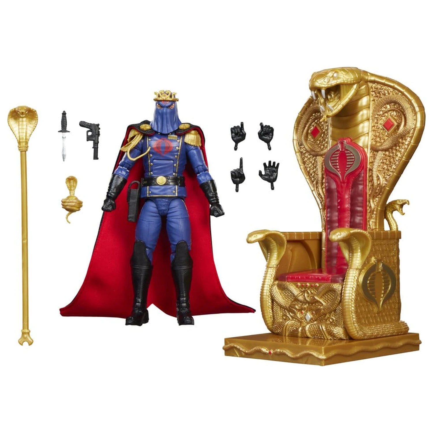 G.I. Joe Classified Series Action-Figur Cobra Commander in Dress Uniform & Throne 15 cm Produktfoto