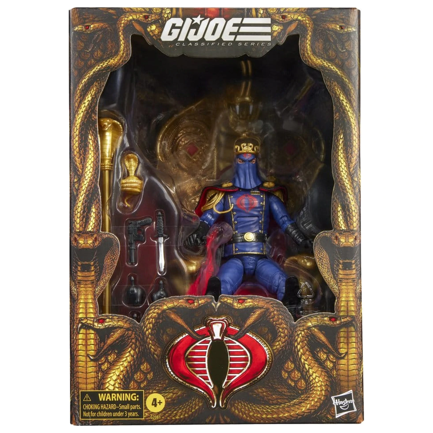 G.I. Joe Classified Series Action-Figur Cobra Commander in Dress Uniform & Throne 15 cm Produktfoto