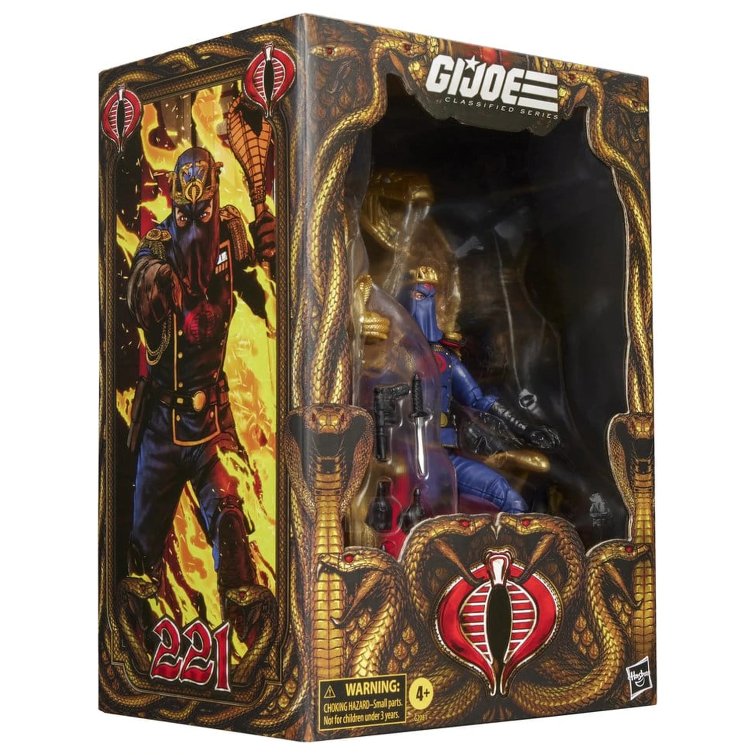 G.I. Joe Classified Series Action-Figur Cobra Commander in Dress Uniform & Throne 15 cm Produktfoto
