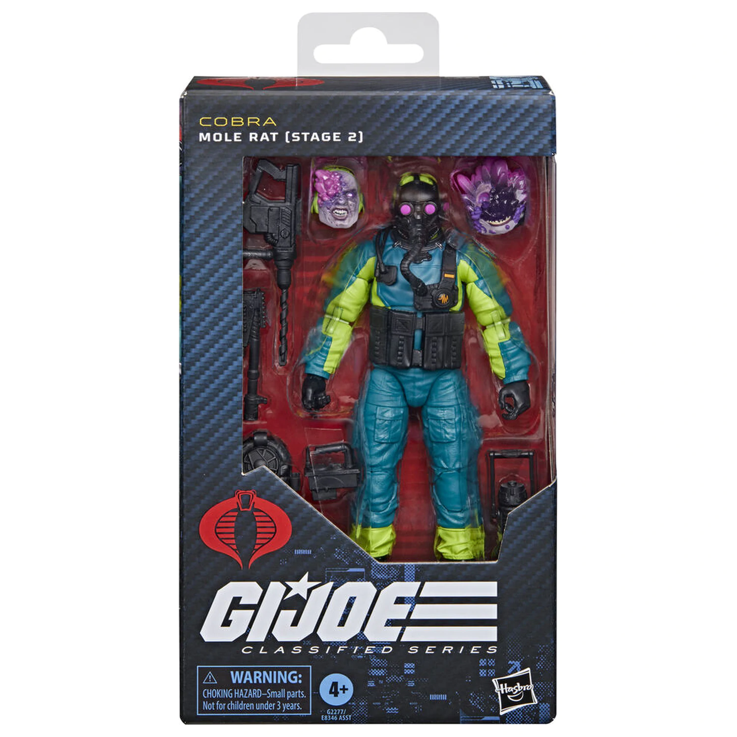 G.I. Joe Classified Series Cobra Mole Rat Stage 2 Figur 15cm Produktfoto