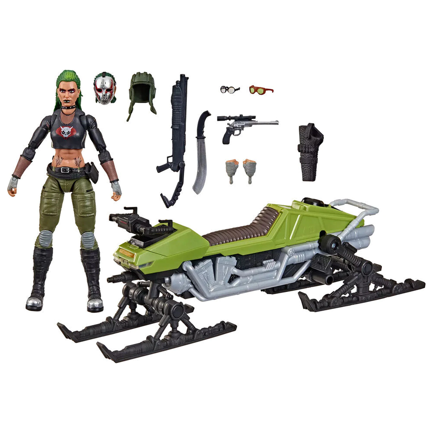 G.I. Joe Classified Series Cobra Zanya und Dreadnok Chameleon Figur 15cm Produktfoto