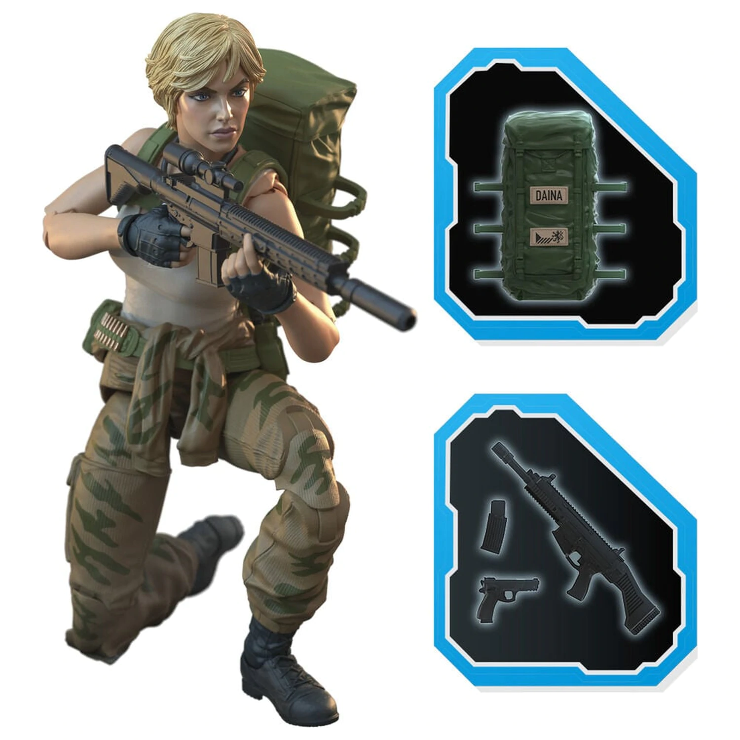 G.I. Joe Classified Series Daina Figur 15 cm Produktfoto