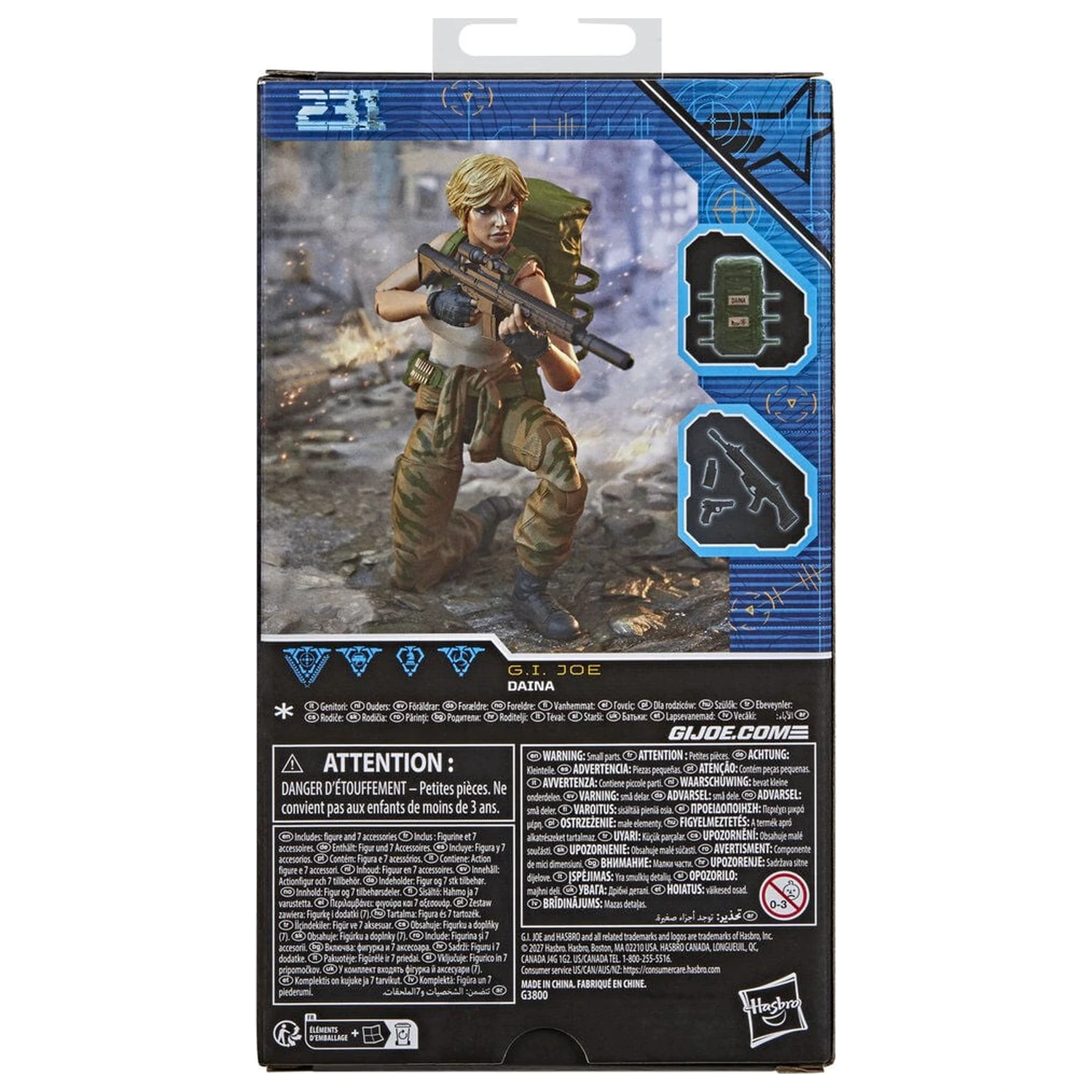 G.I. Joe Classified Series Daina Figur 15 cm Produktfoto
